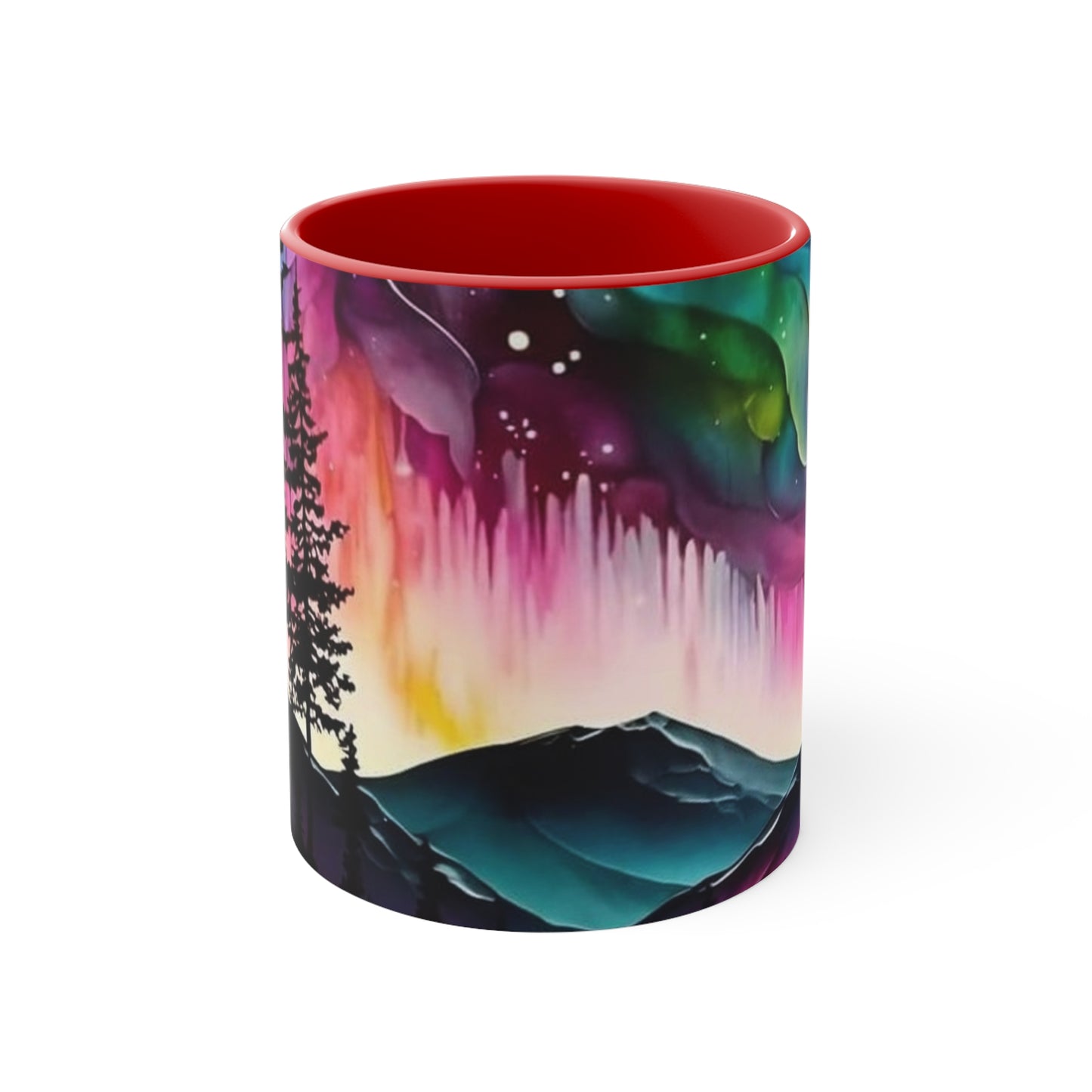 Beautiful Forest - Accent Mugs Printify