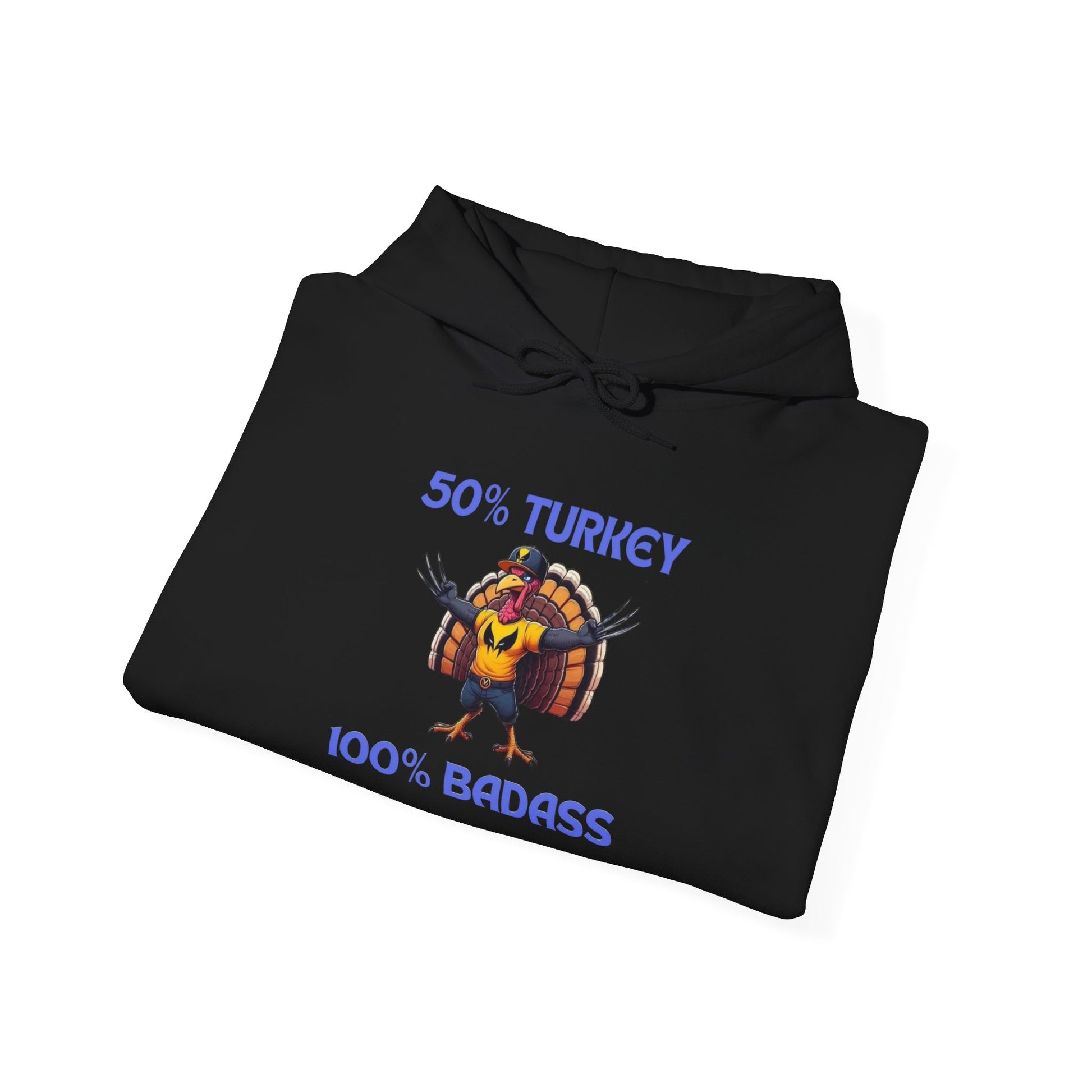 Badass Turkey Hoodie Printify