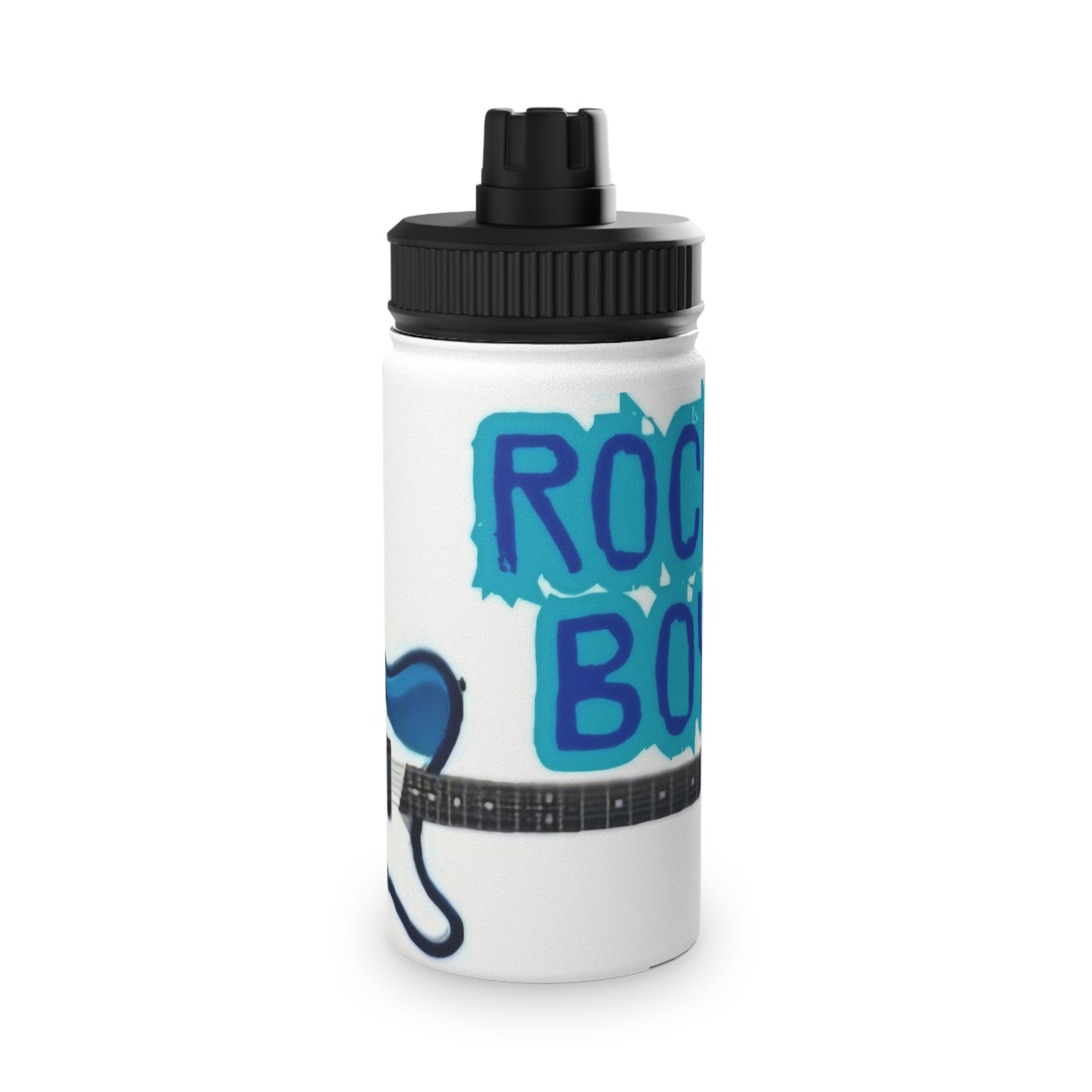 Blue Eocl Boy - Stainless Steel Water Bottle, Sports Lid - Rock n Royalty Designs