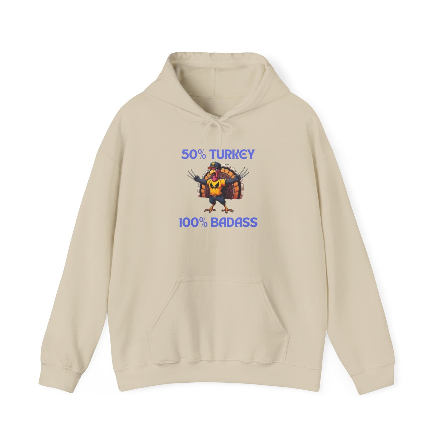 Badass Turkey Hoodie Printify