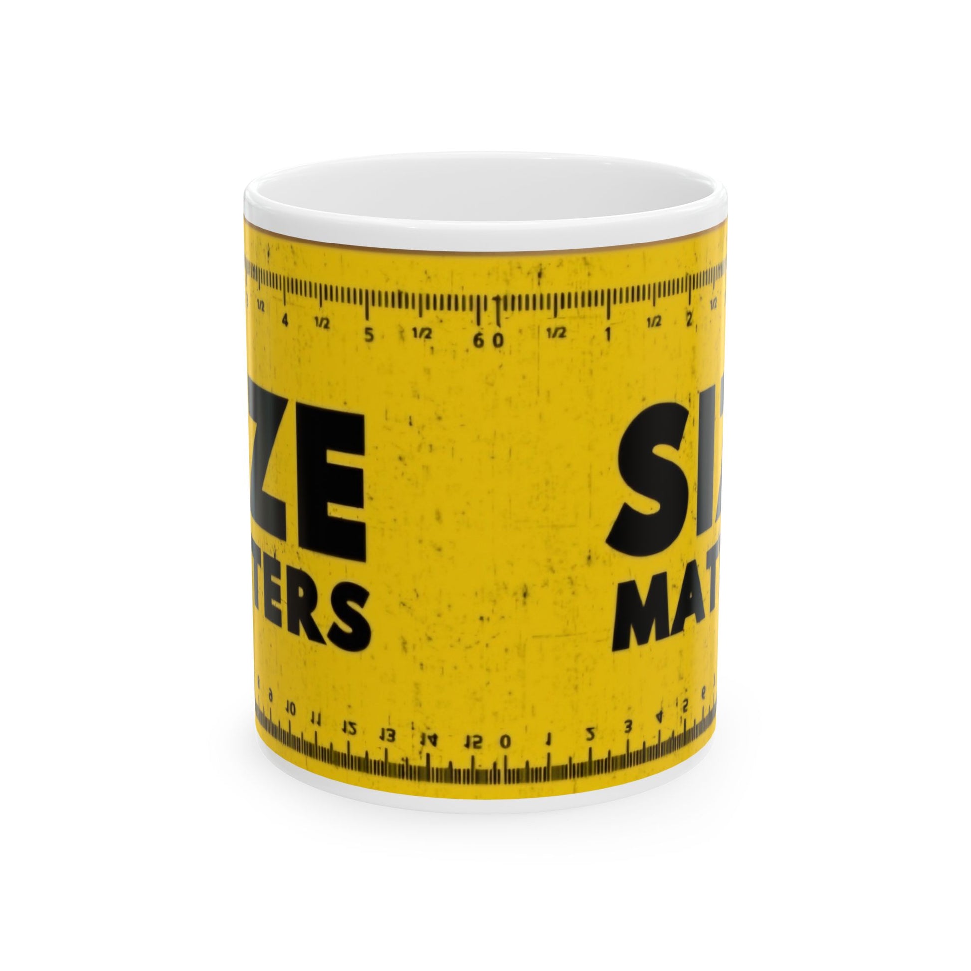 Size Matters - Ceramic Mug, (11oz, 15oz) - Rock n Royalty Designs