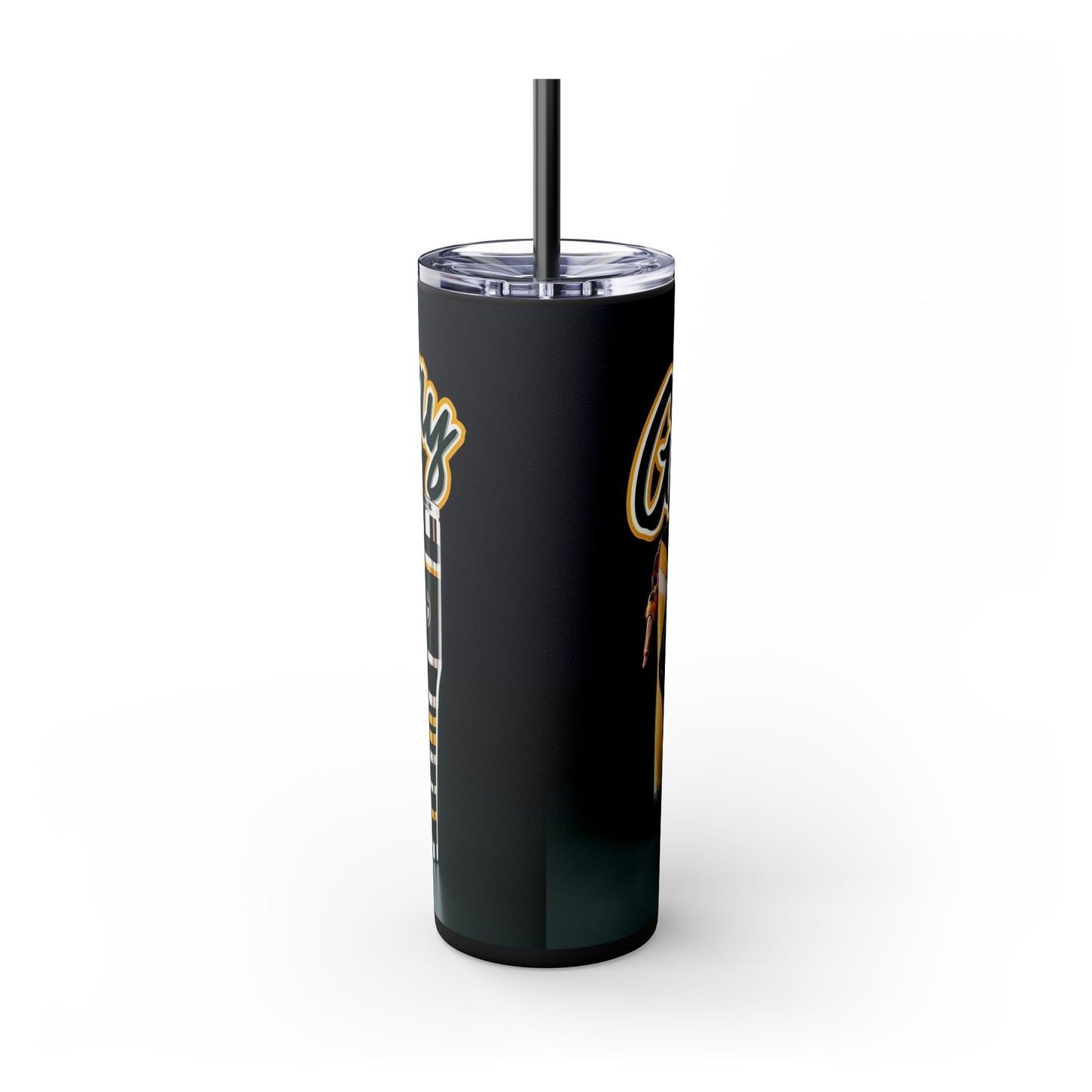 Skinny Tumbler with Straw, 20oz - Rock n Royalty Designs