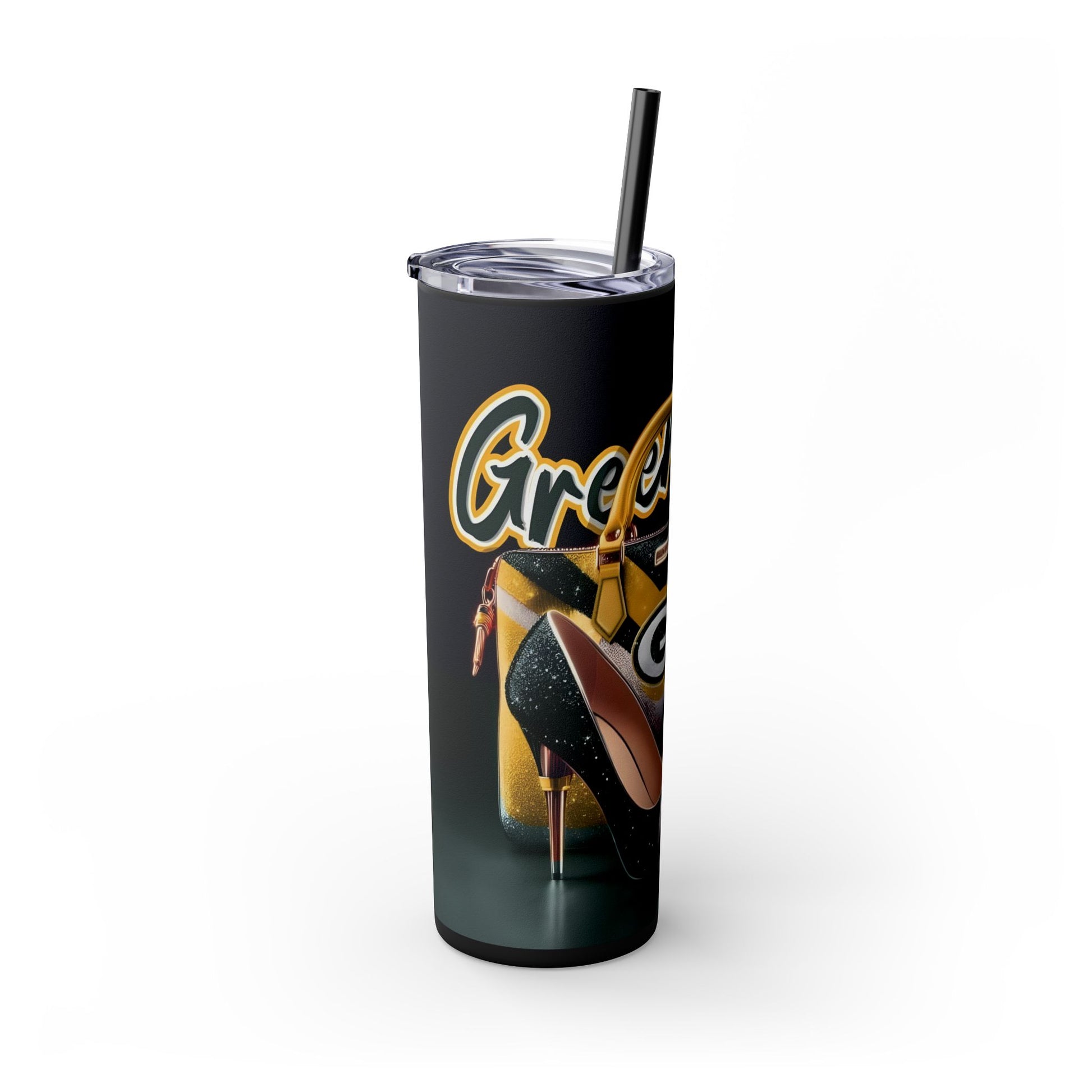 Skinny Tumbler with Straw, 20oz - Rock n Royalty Designs