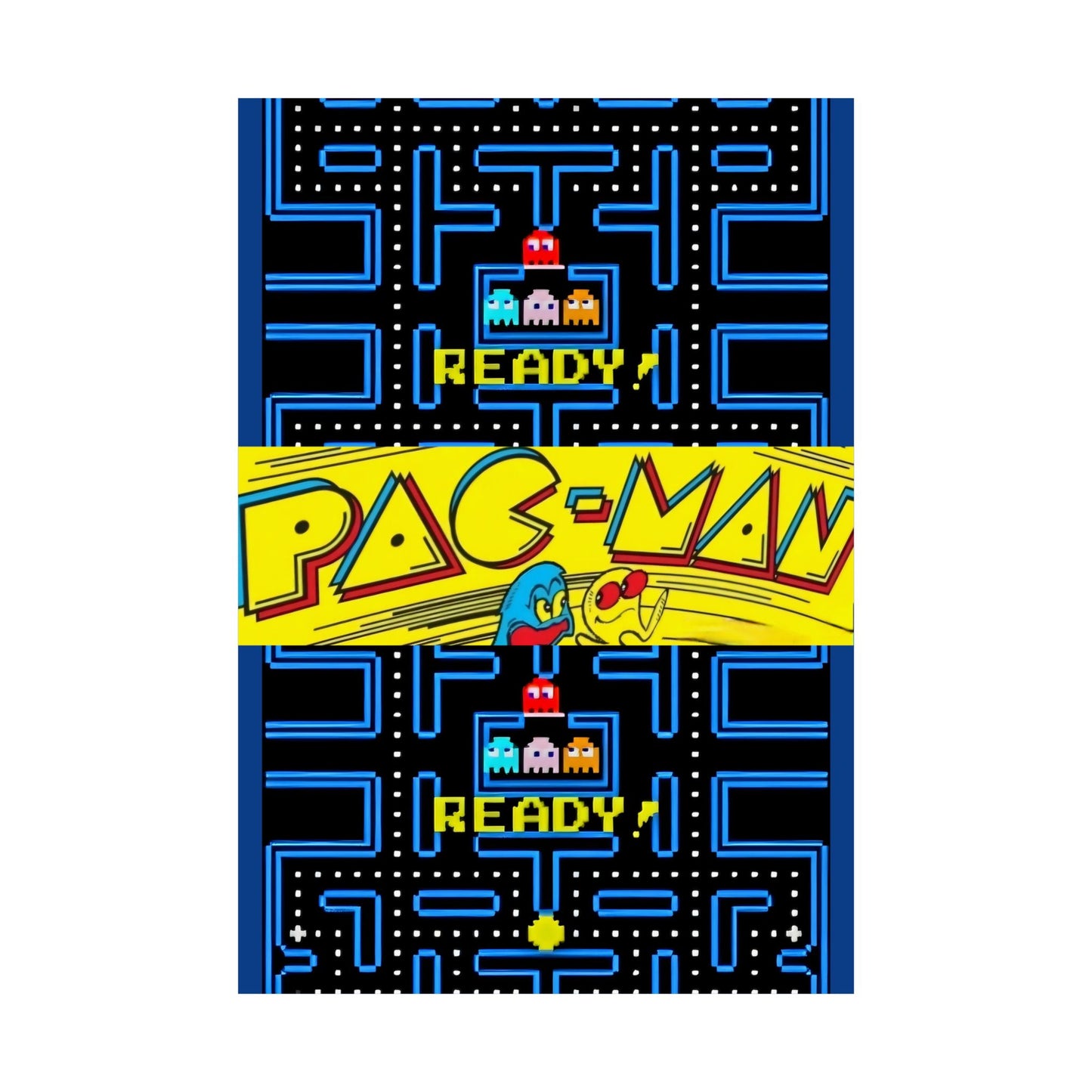 Old School PAC-MAN - Matte Vertical Posters - Rock n Royalty Designs