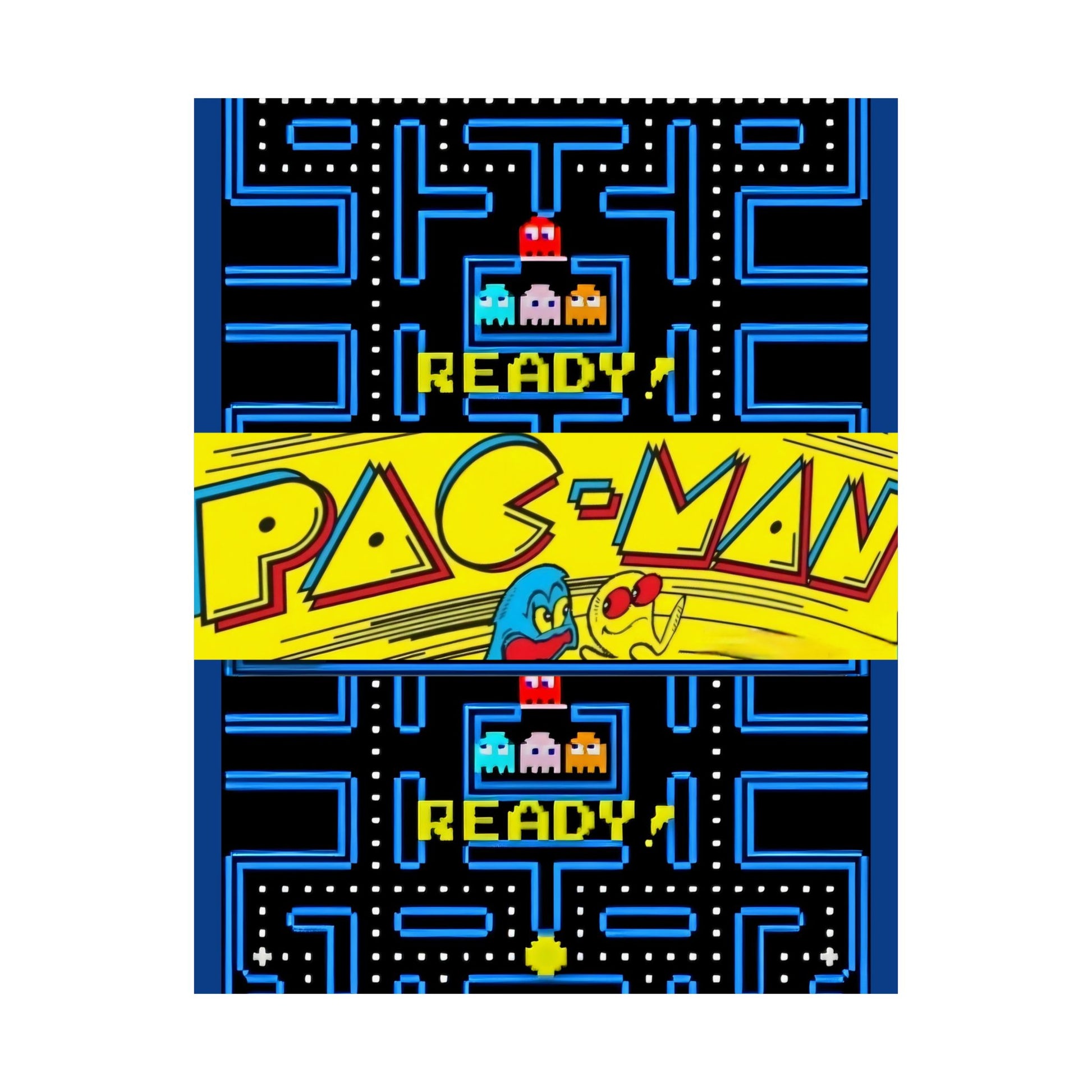 Old School PAC-MAN - Matte Vertical Posters - Rock n Royalty Designs