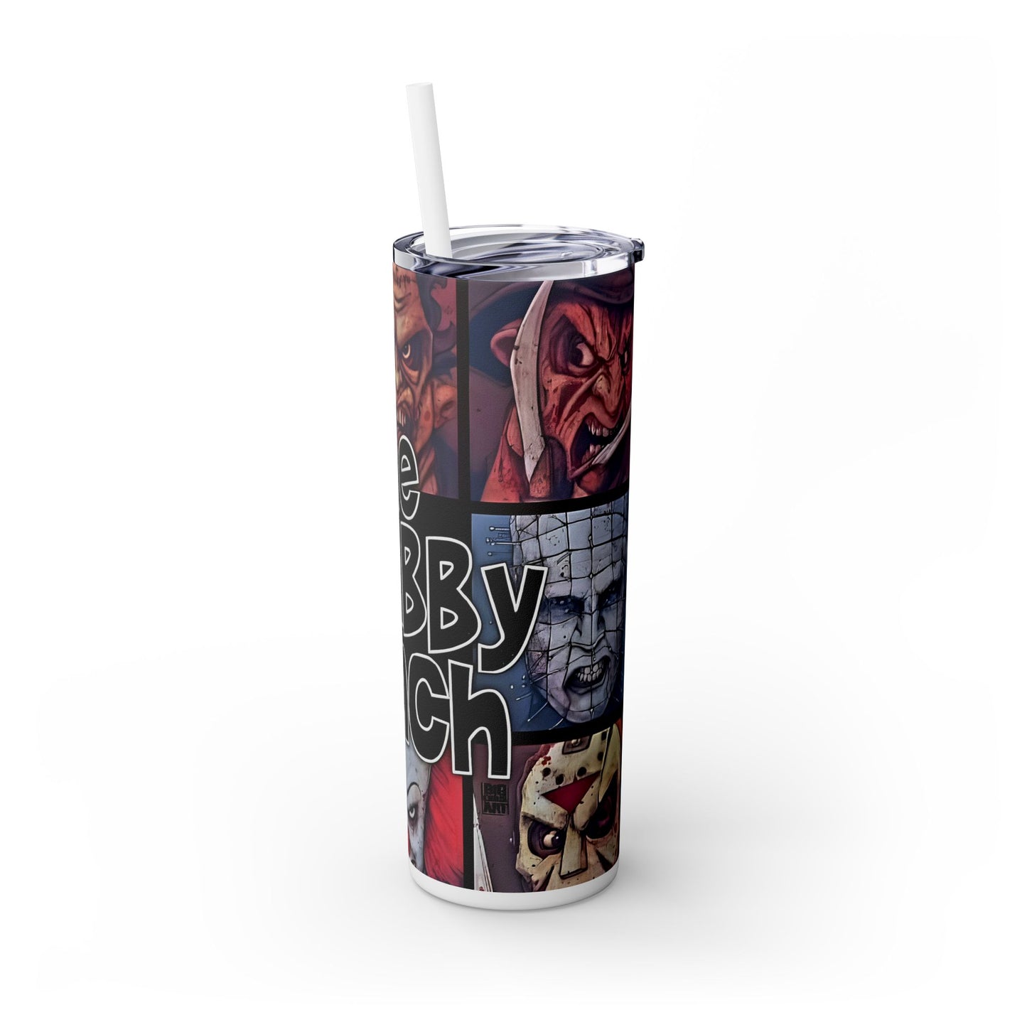 THE STABBY BUNCH - Skinny Tumbler with Straw, 20oz - Rock n Royalty Designs