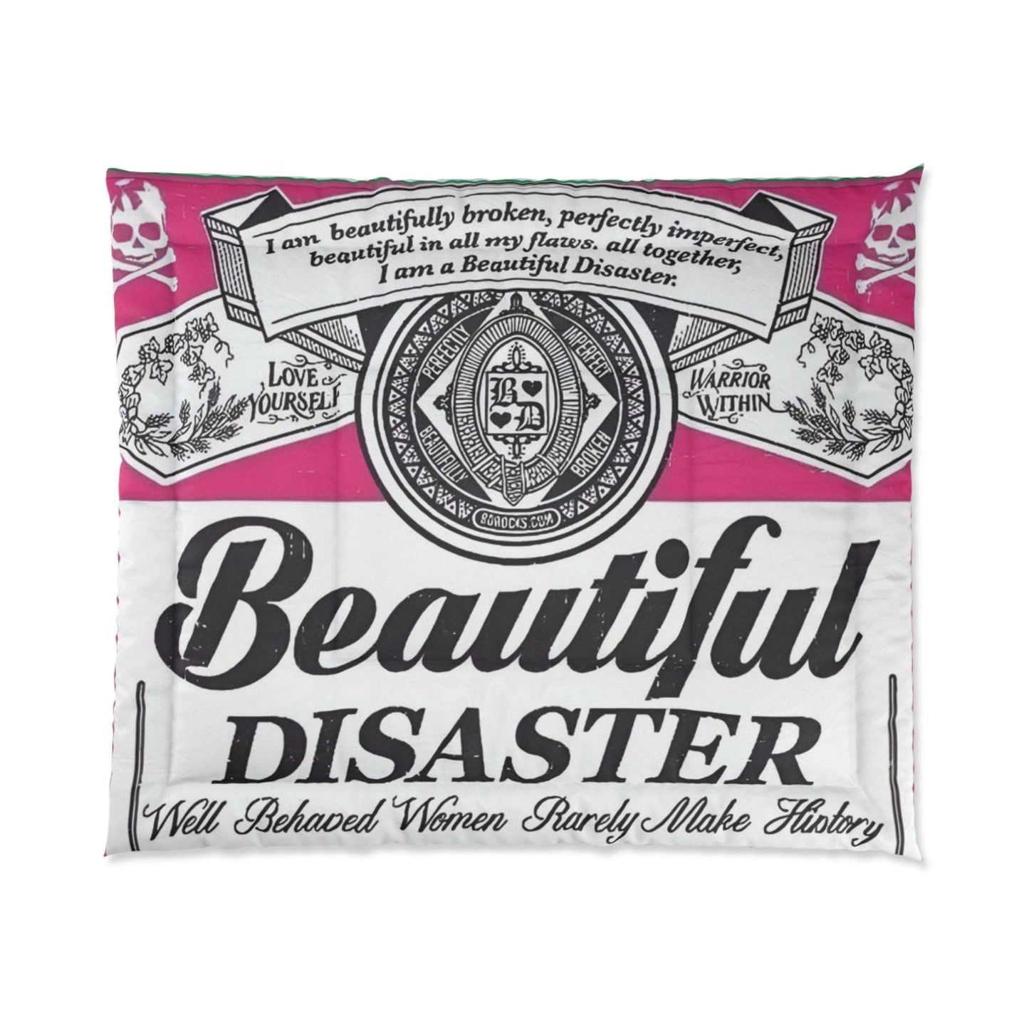 BEAUTIFUL DISASTER - Comforter - Rock n Royalty Designs