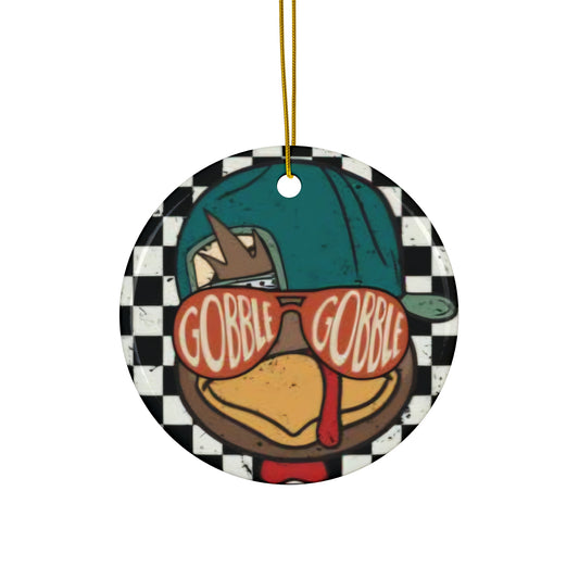 Gooble Gobble - Ceramic Ornament Printify