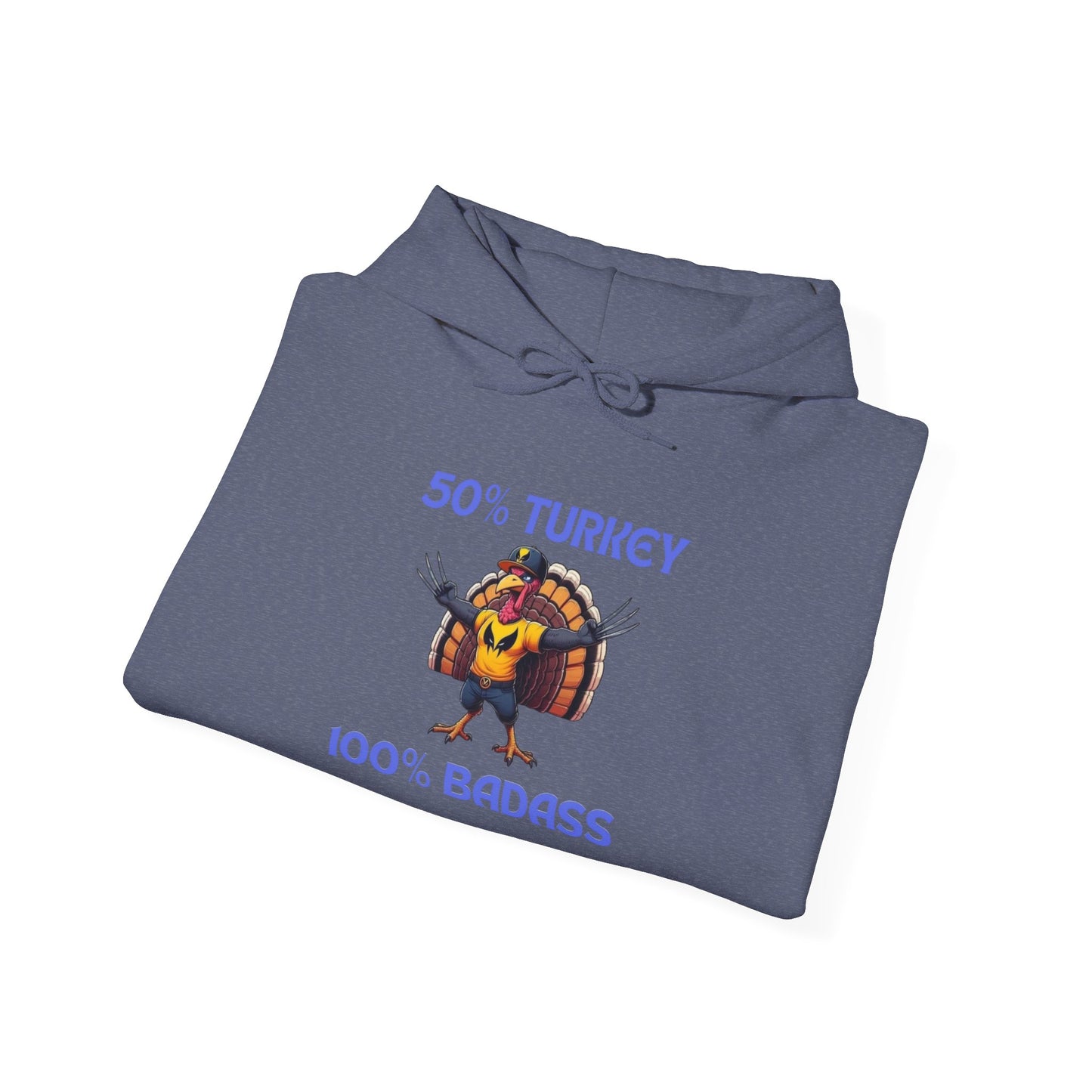 Badass Turkey Hoodie Printify