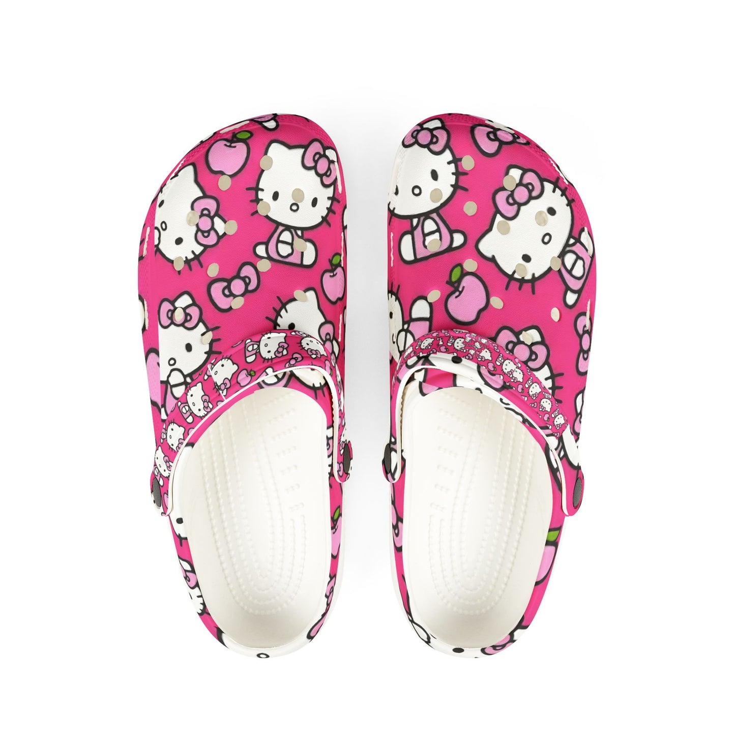 HELLO MS KITTY Foam Rubber Shoes (AOP) Printify