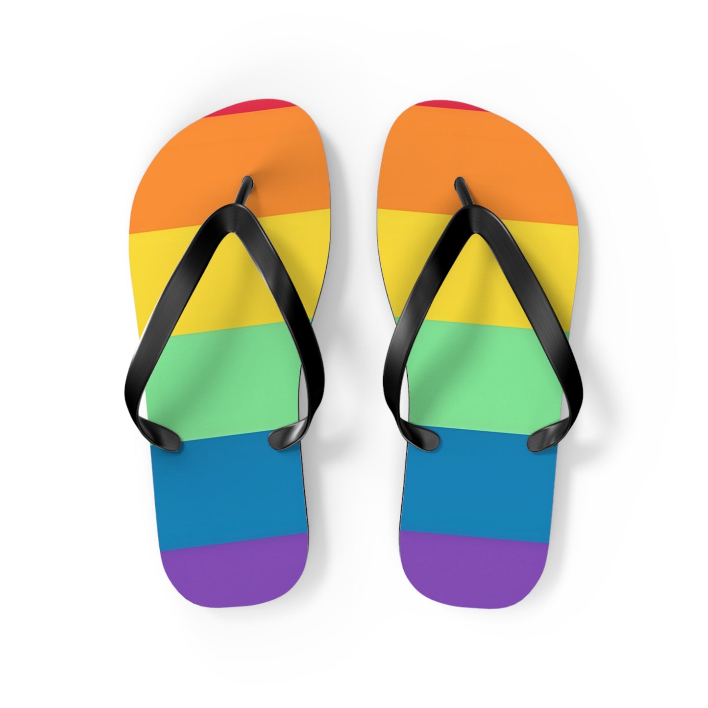 RAINBOW - Flip Flops - Rock n Royalty Designs