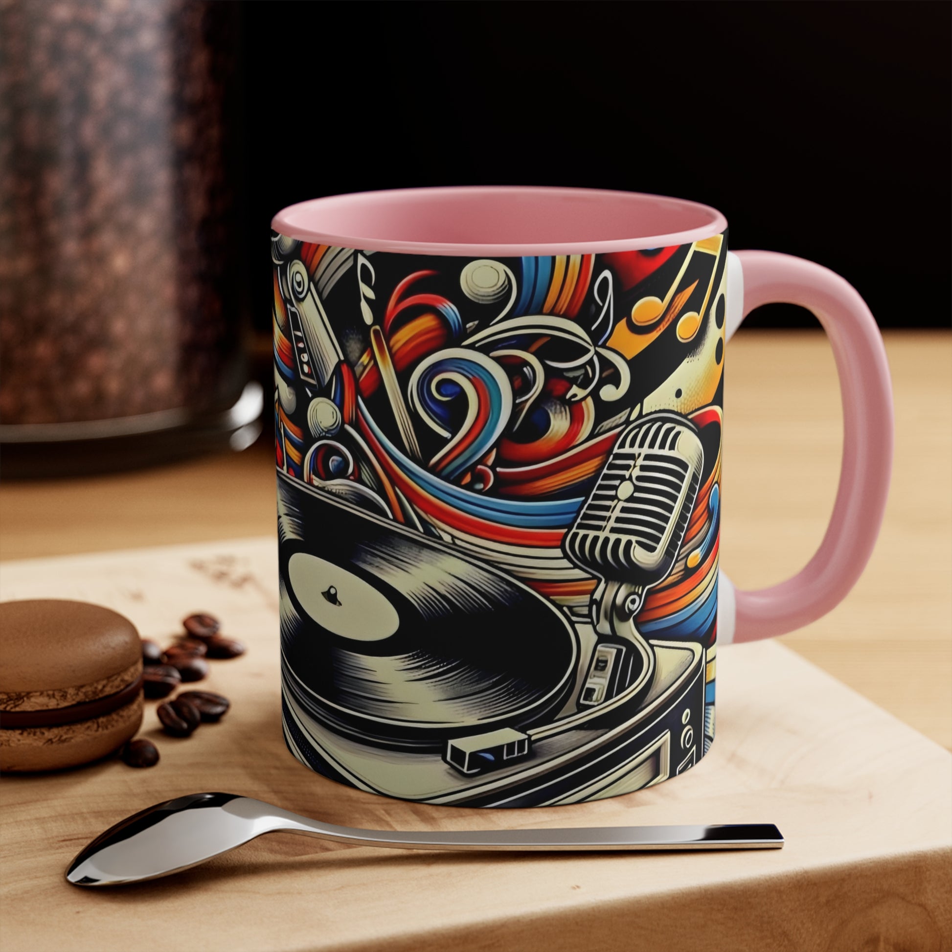 RECORD NOSTALGIC ACCENT MUG Printify