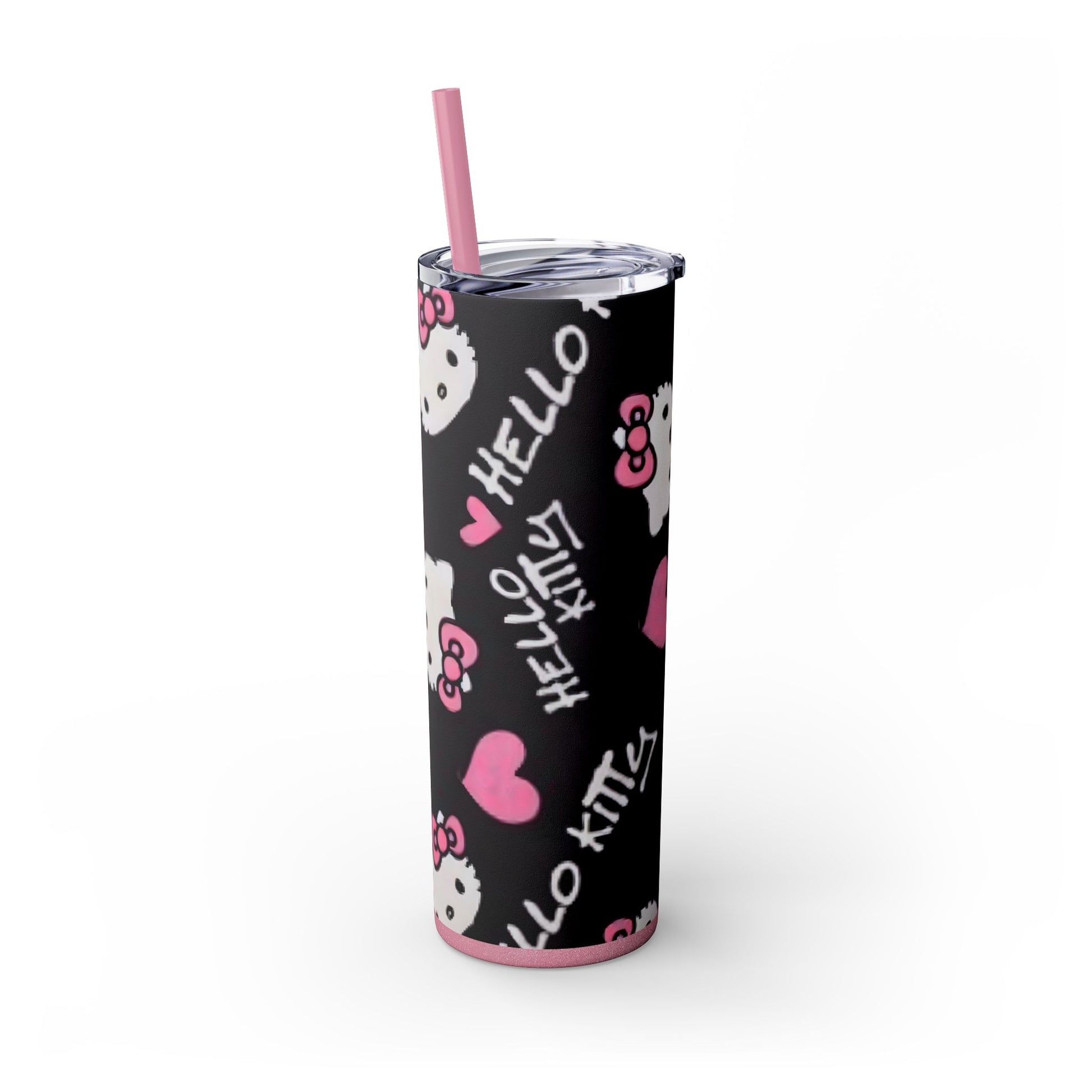 Hi Kit Skinny Tumbler with Straw, 20oz - Rock n Royalty Designs