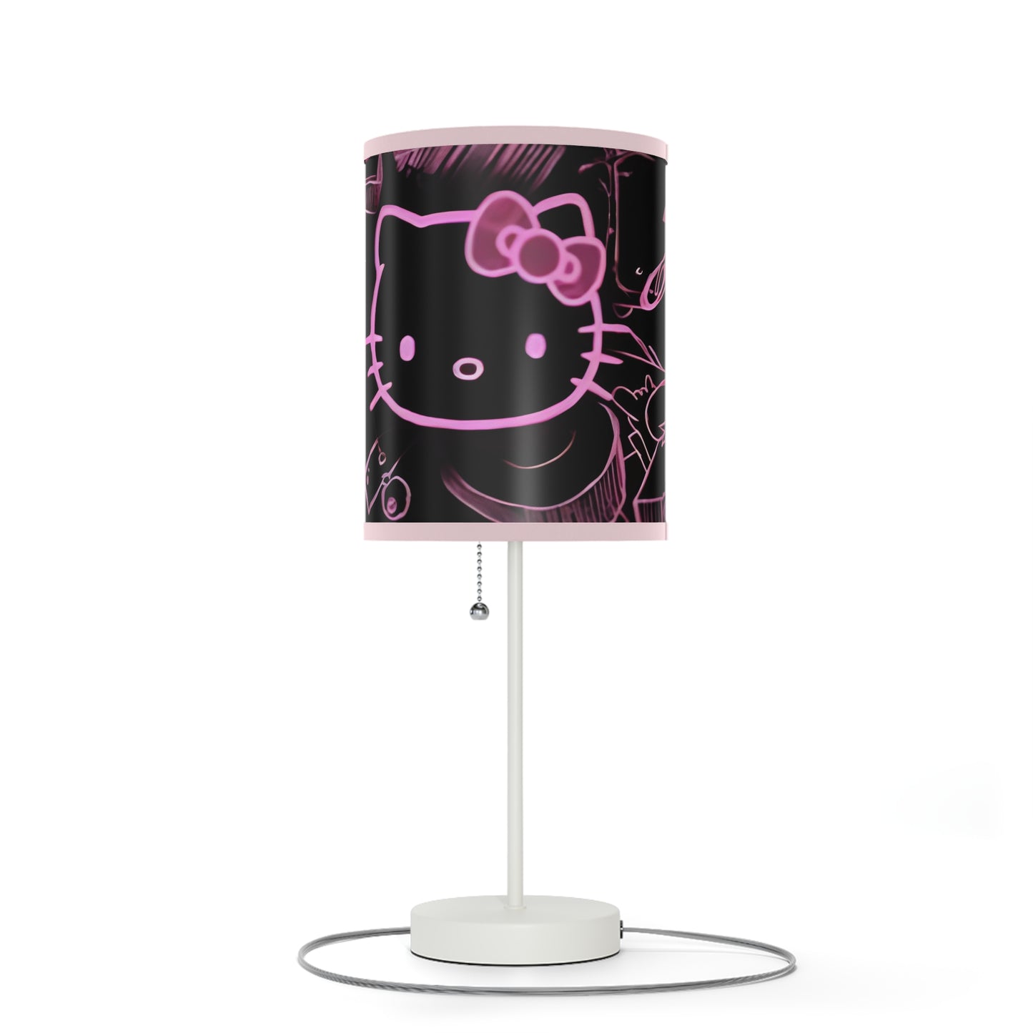 HELLO Ms Kitty Lamp on a Stand, US|CA plug Printify