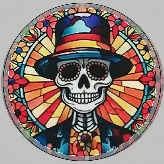 MR SKULLY - Skull Ceramic Coaster Printify