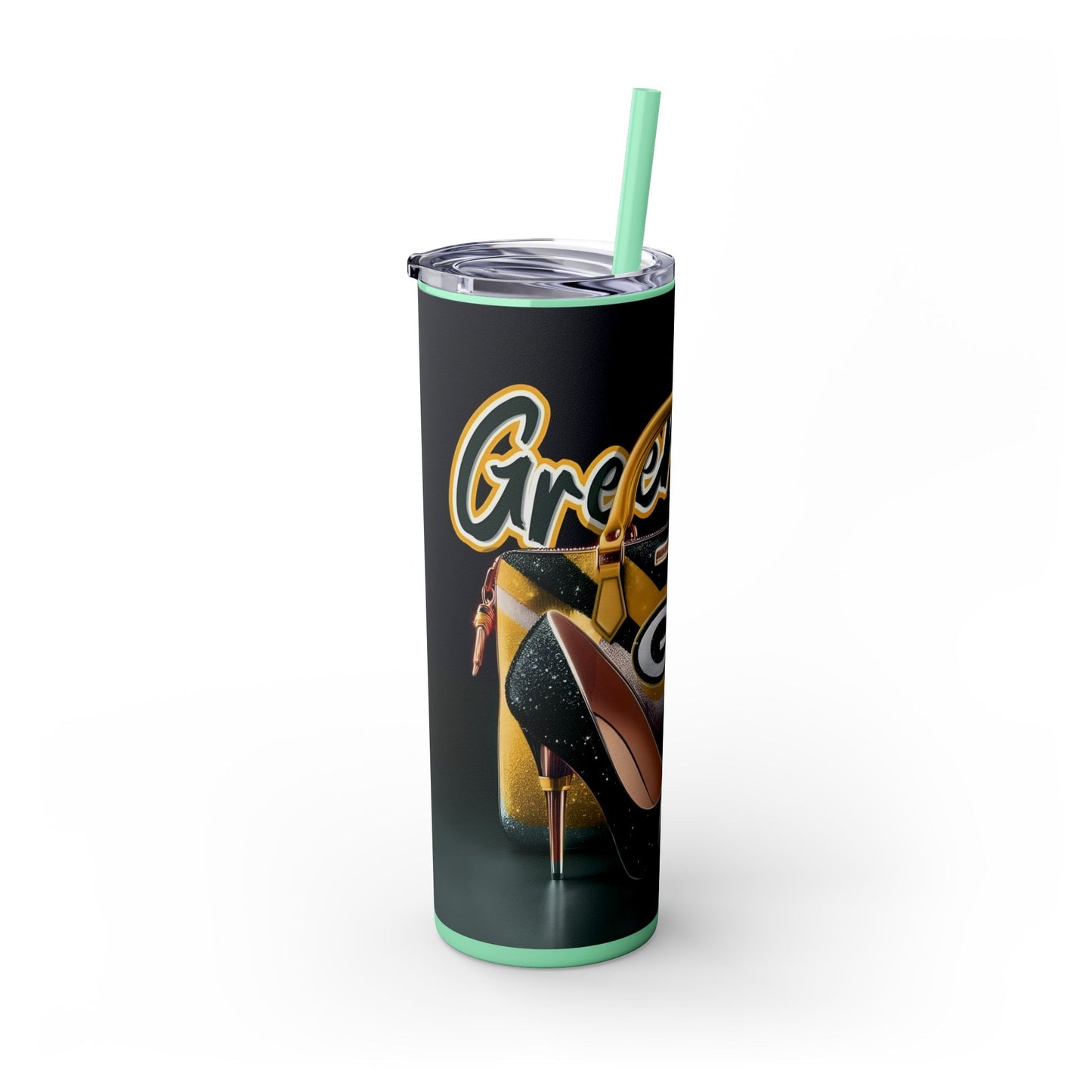 Skinny Tumbler with Straw, 20oz - Rock n Royalty Designs