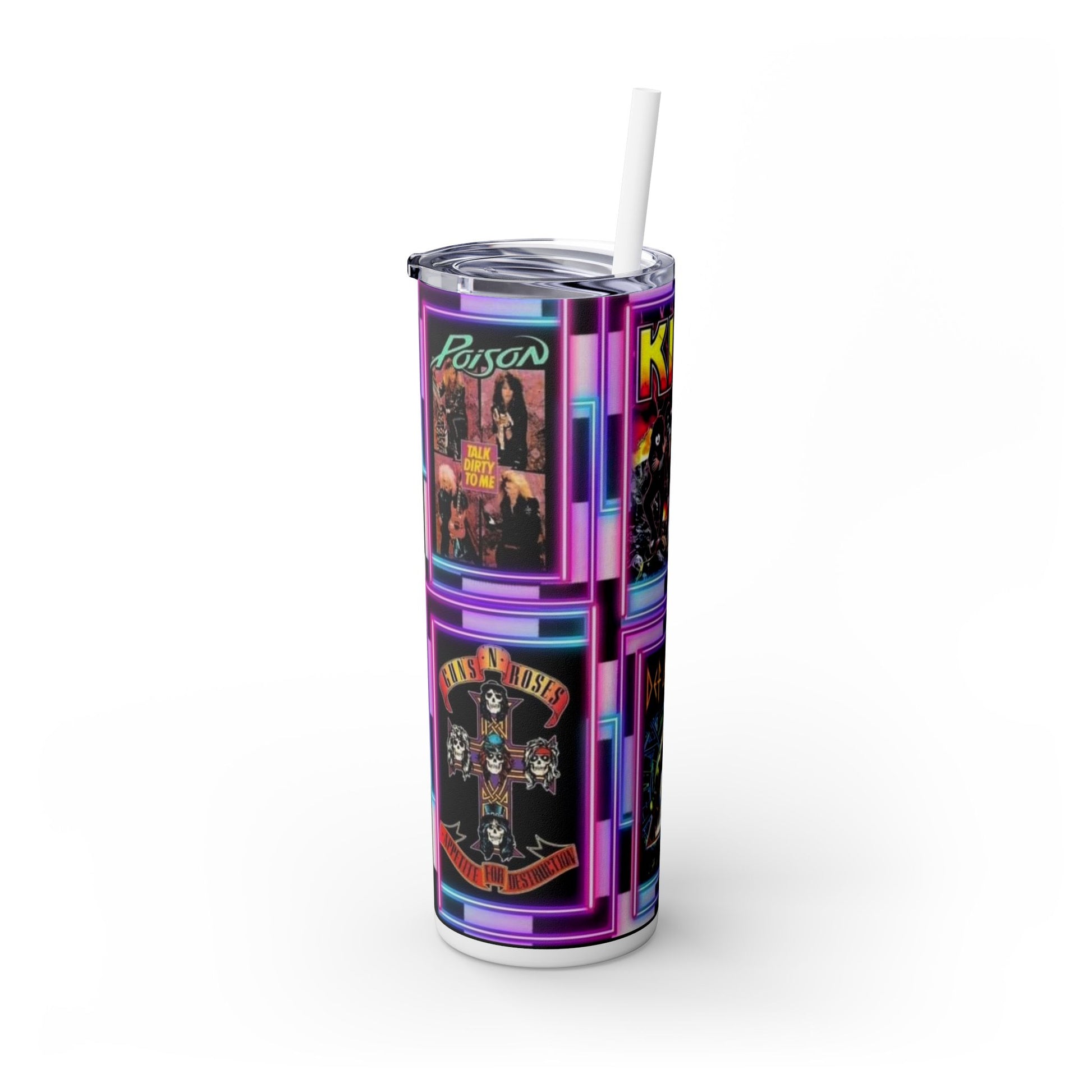 Rockin Skinny Tumbler with Straw, 20oz - Rock n Royalty Designs