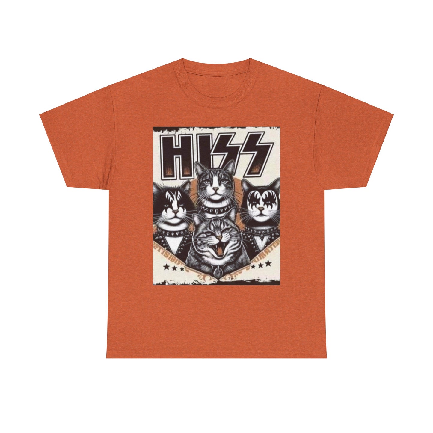 HISS D - Unisex Heavy Cotton Tee - Rock n Royalty Designs