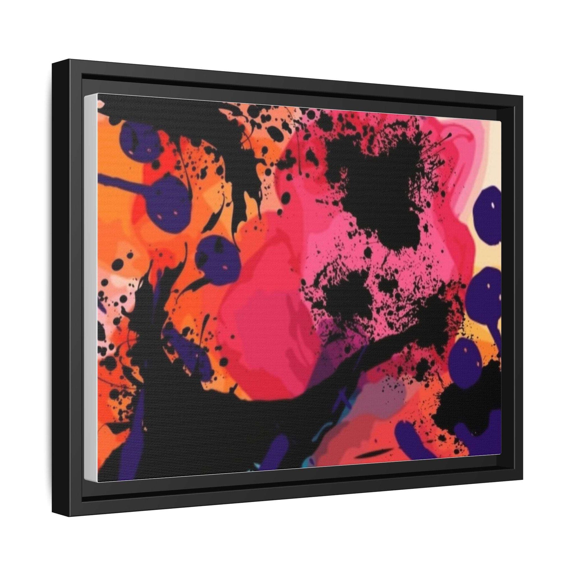 ABSTRACT A - Matte Canvas, Black Frame - Rock n Royalty Designs