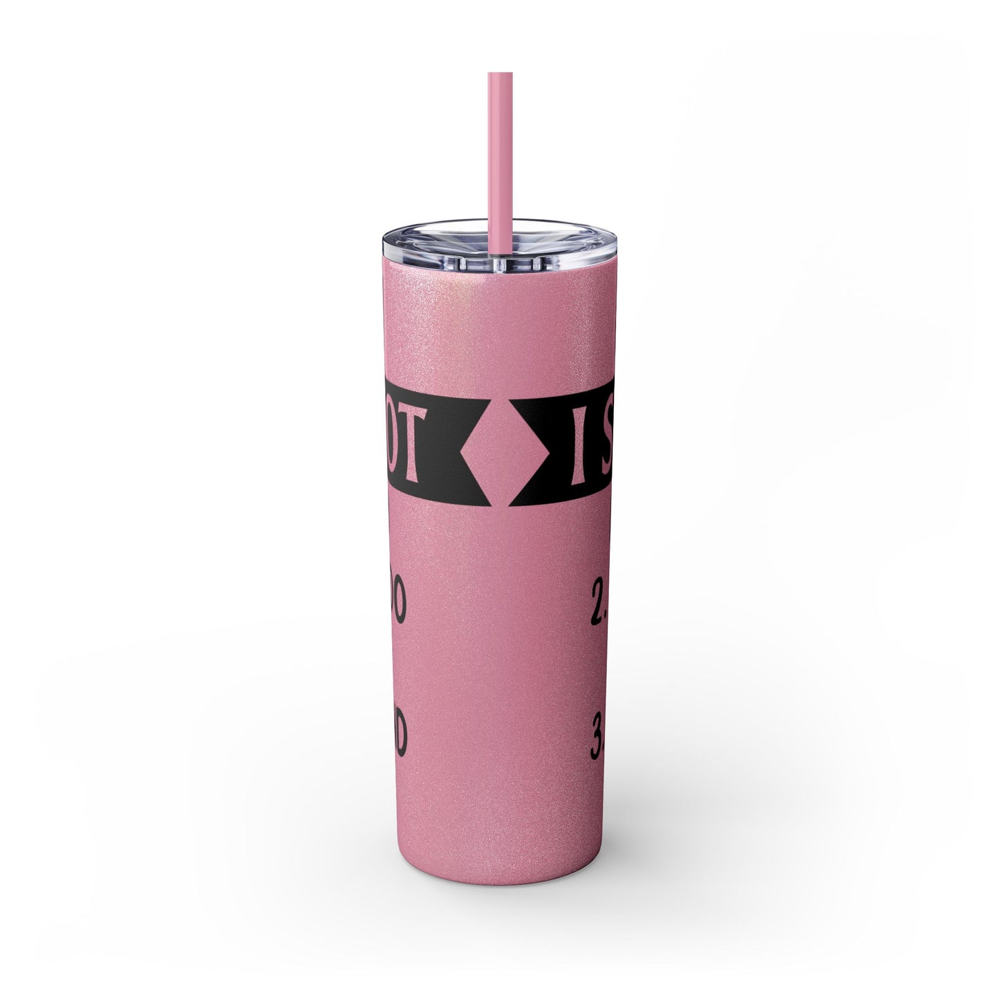 I SWEAR A LOT - Skinny Tumbler with Straw, 20oz Printify