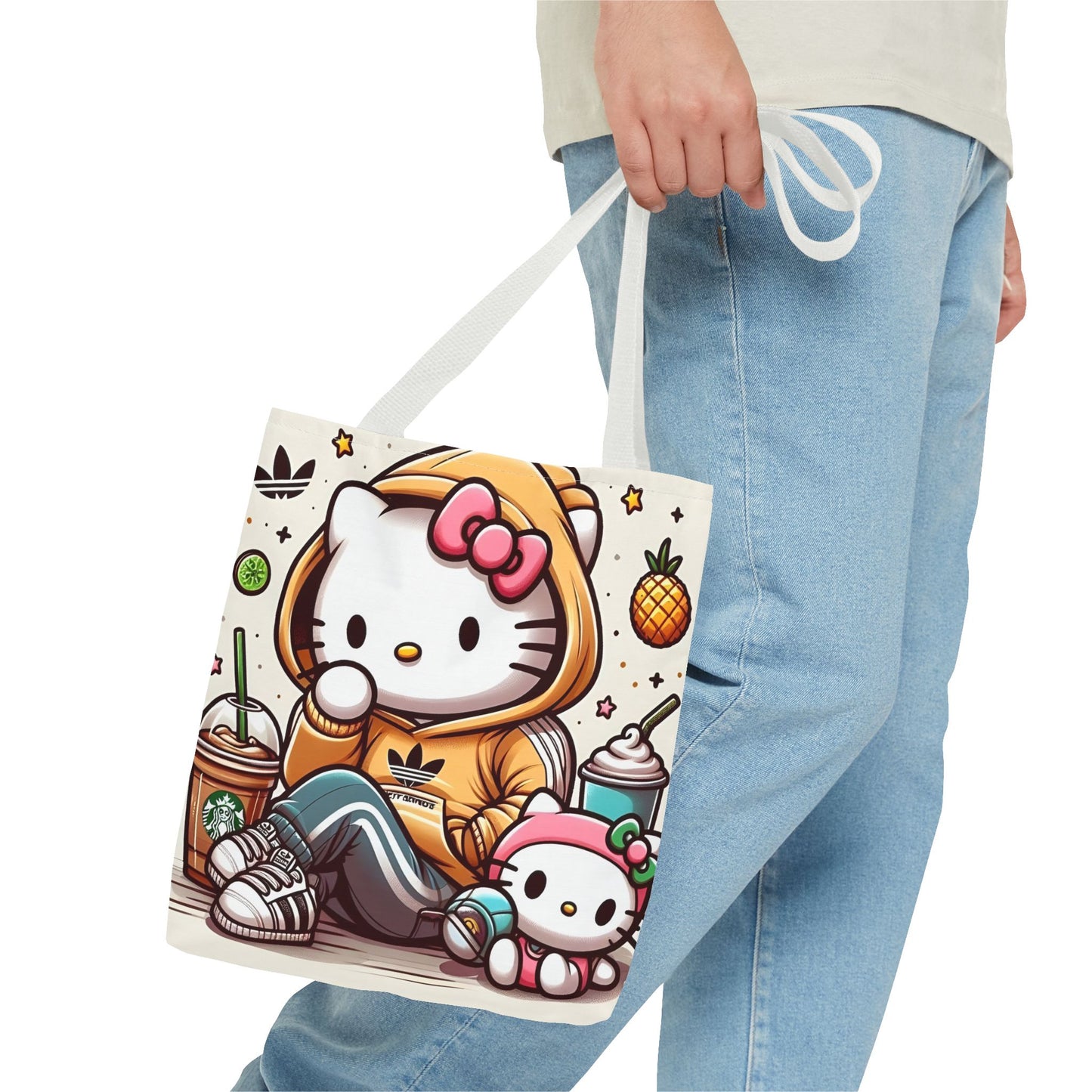 Ms. KITTY Adorable Anime-Inspired Tote Bag | Stylish and Cute Accessory Printify