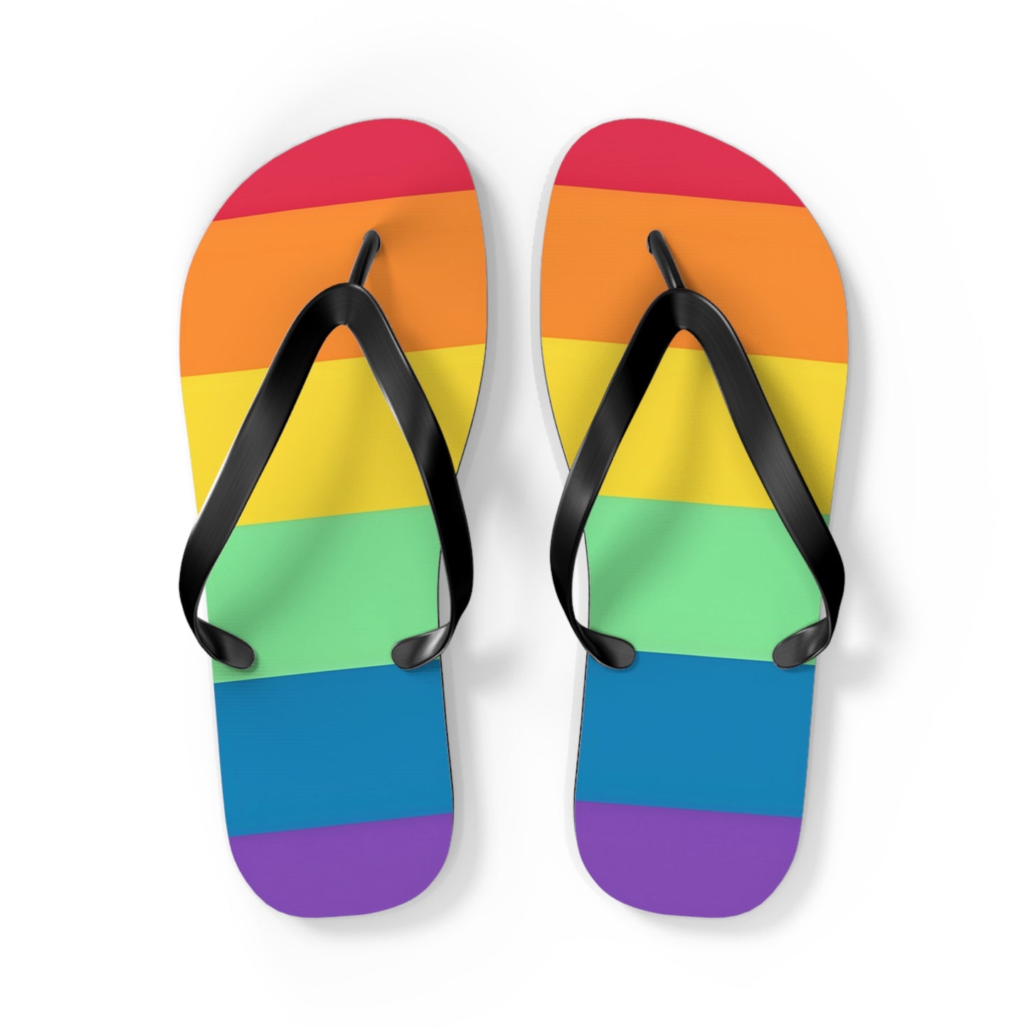 RAINBOW - Flip Flops - Rock n Royalty Designs