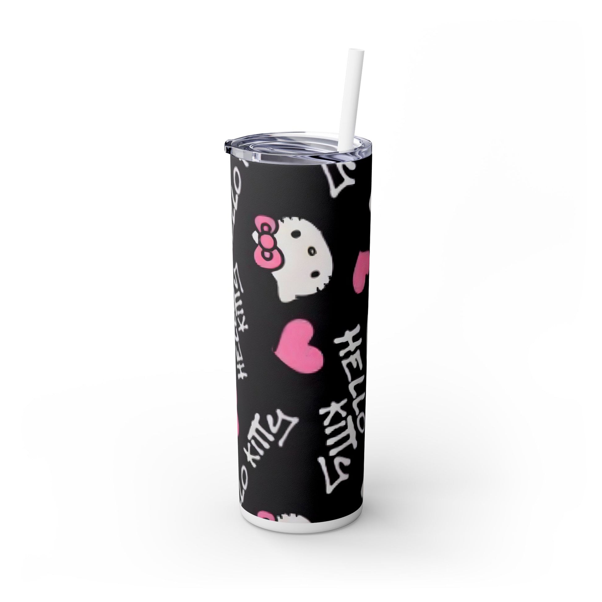 Hi Kit Skinny Tumbler with Straw, 20oz - Rock n Royalty Designs