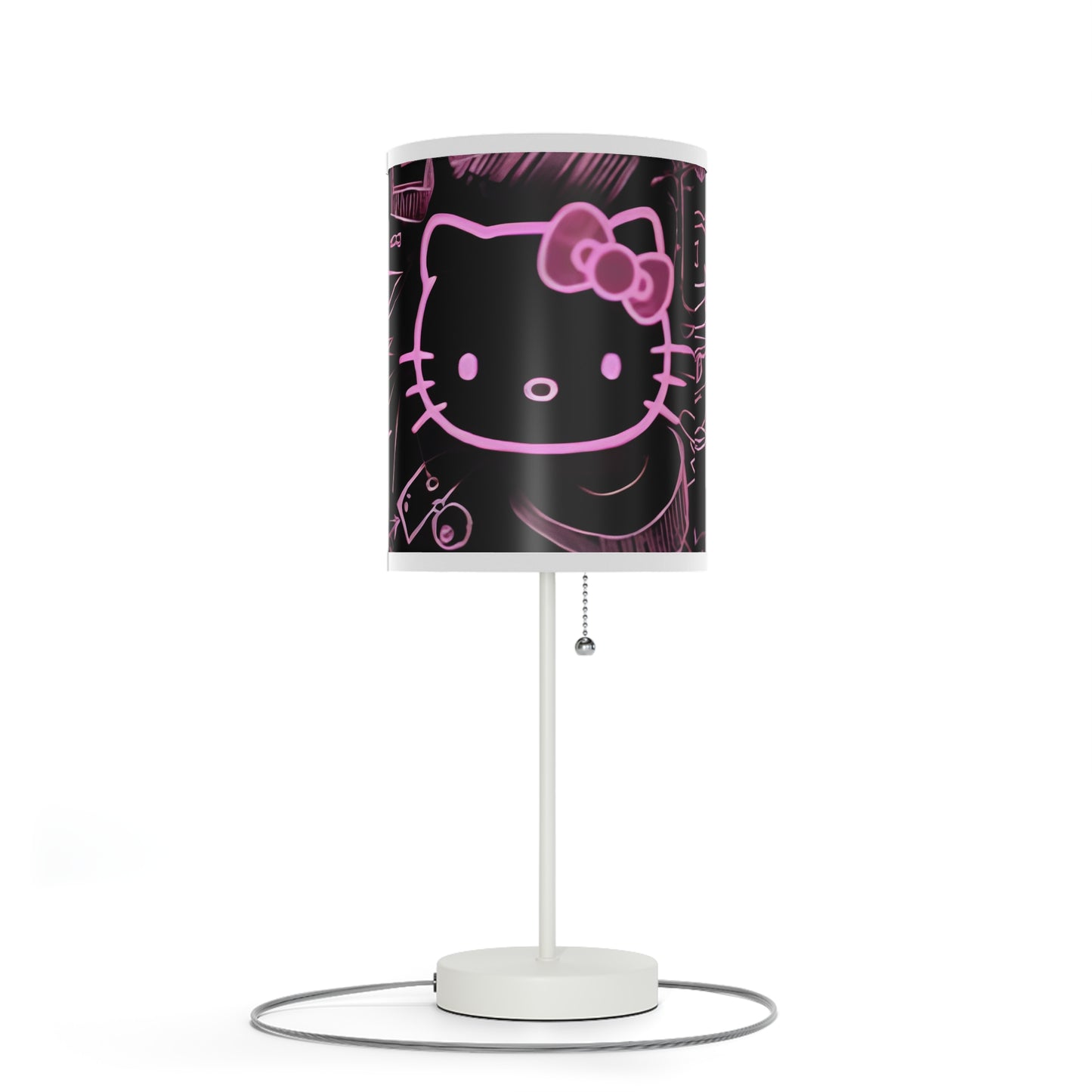 HELLO Ms Kitty Lamp on a Stand, US|CA plug Printify