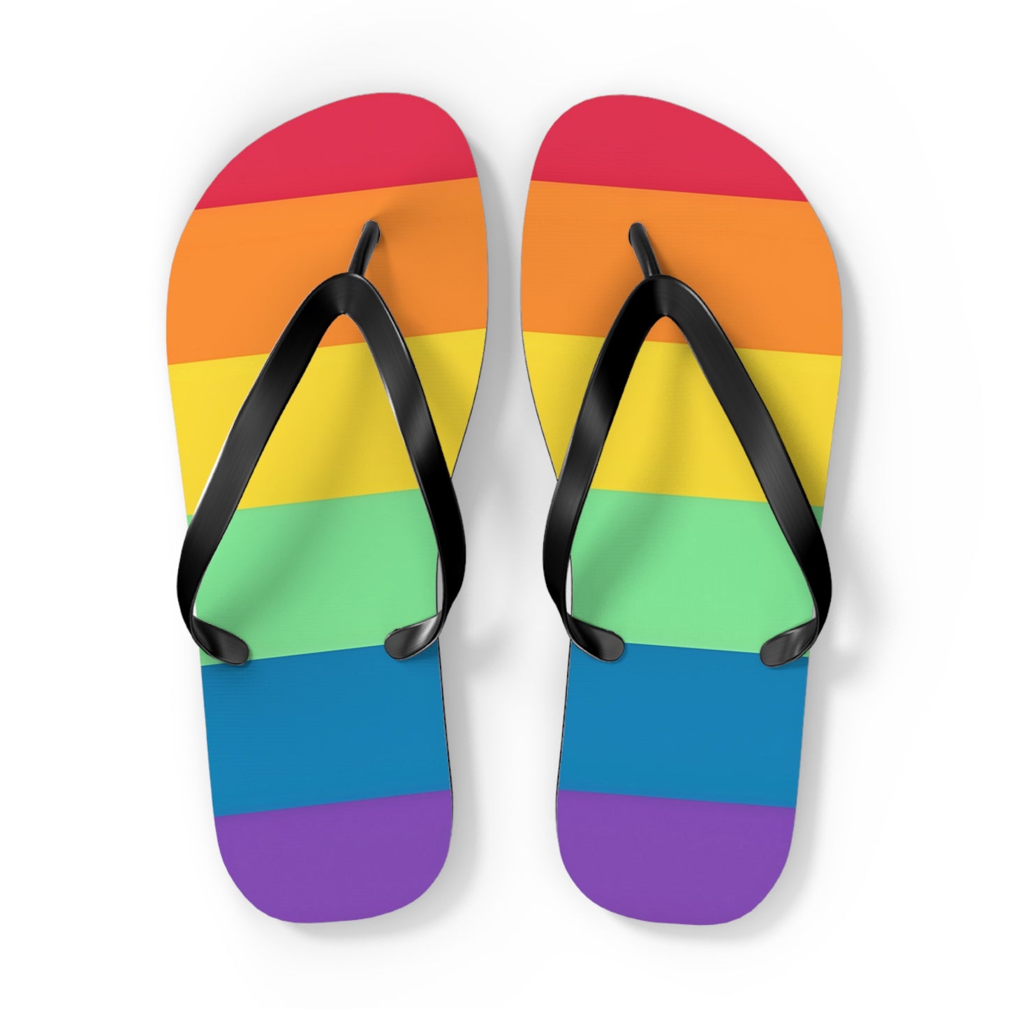 RAINBOW - Flip Flops - Rock n Royalty Designs