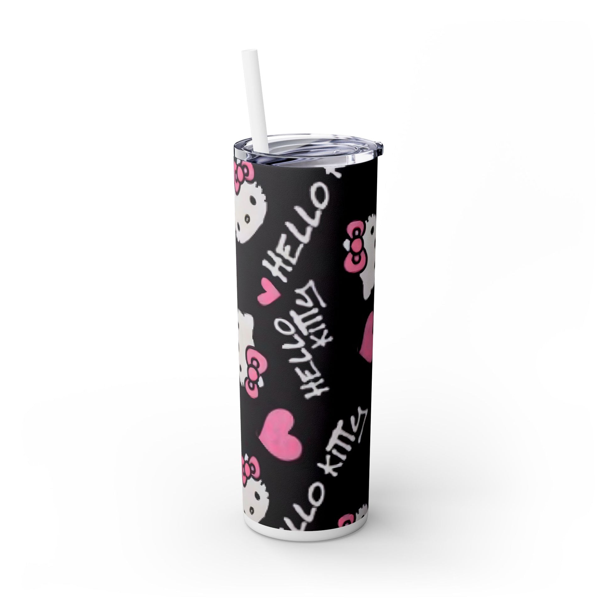 Hi Kit Skinny Tumbler with Straw, 20oz - Rock n Royalty Designs