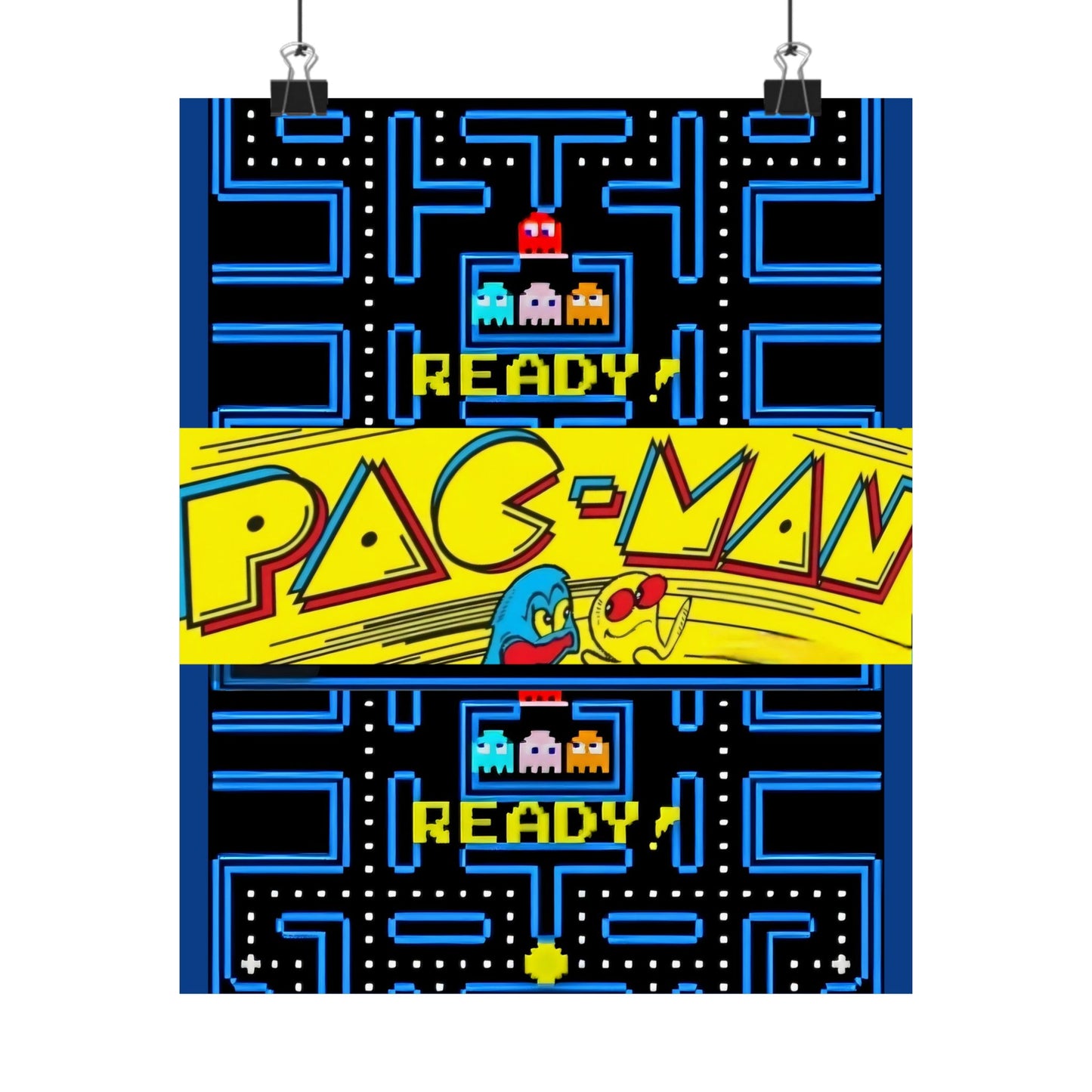 Old School PAC-MAN - Matte Vertical Posters - Rock n Royalty Designs