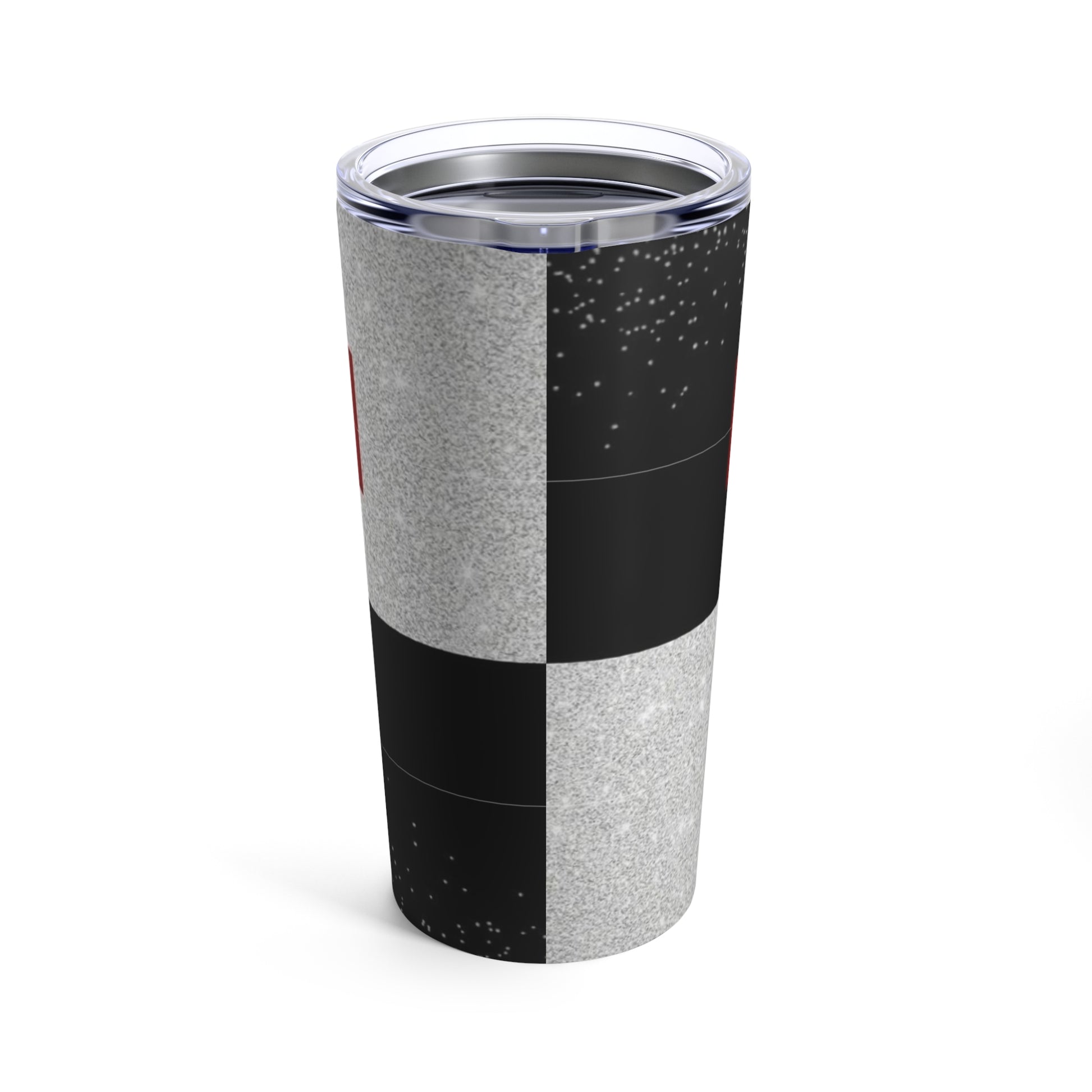 BLACK/ SILVER RED BULL - Travel Tumbler 20oz - Rock n Royalty Designs