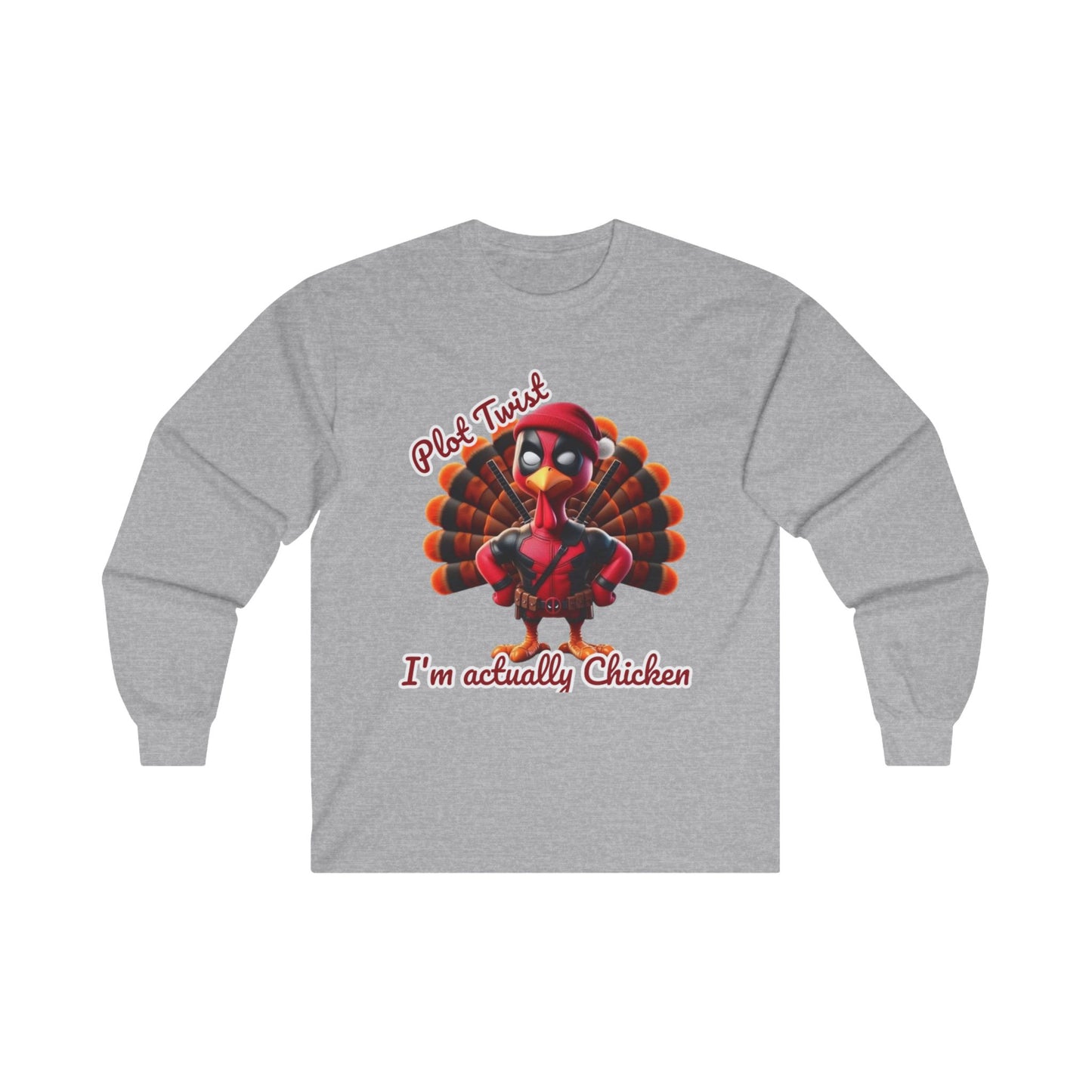 Thanksgiving Long Sleeve Tee - Funny Chicken Lovers Shirt Printify