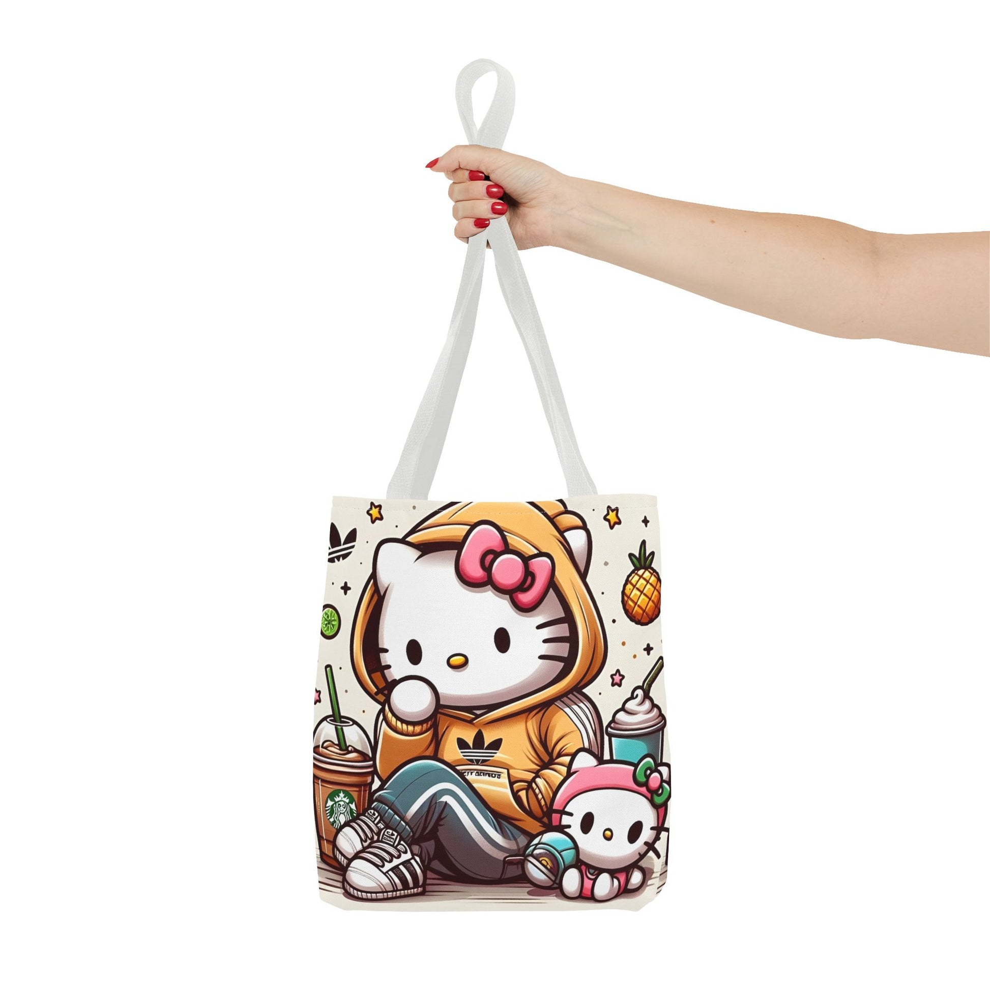 Ms. KITTY Adorable Anime-Inspired Tote Bag | Stylish and Cute Accessory Printify