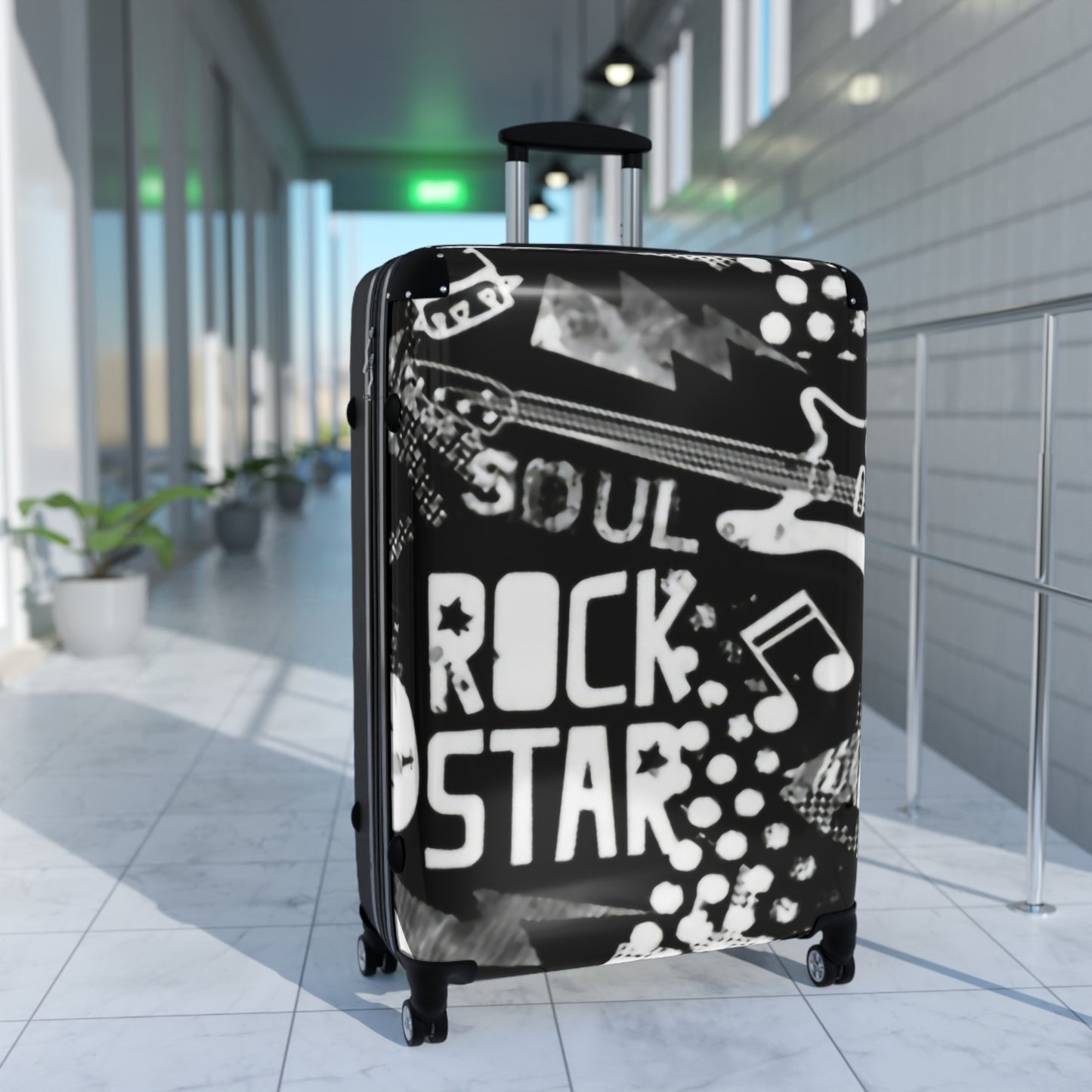 Small ROCKSTAR Suitcase - Rock n Royalty Designs