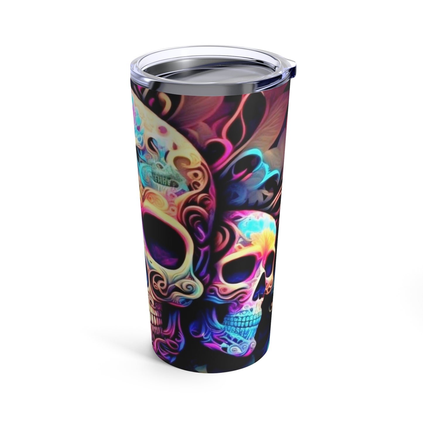 Colorful 3 Skull - Tumbler 20oz - Rock n Royalty Designs