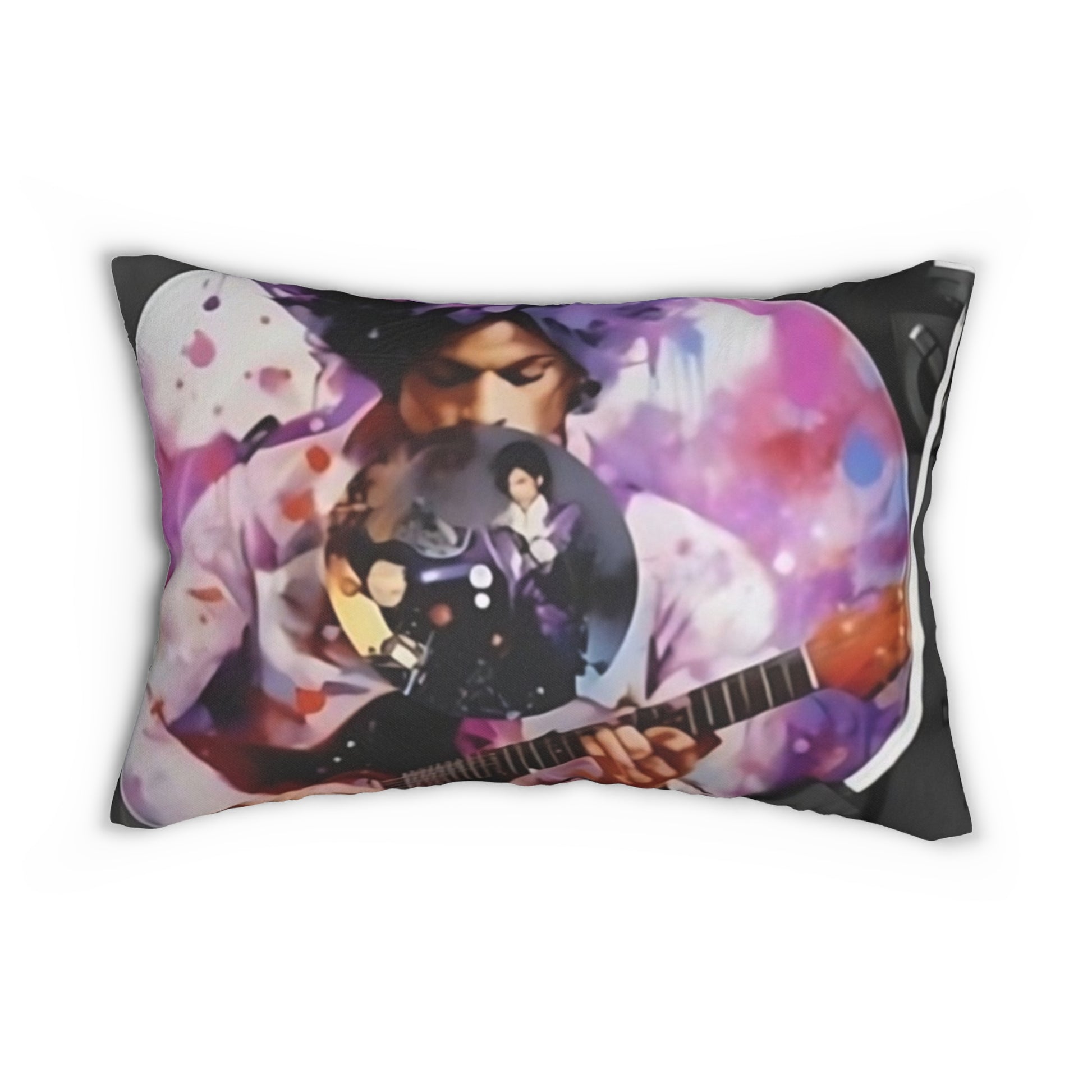 PRINCE Inspired Album Spun Polyester Lumbar Pillow Printify