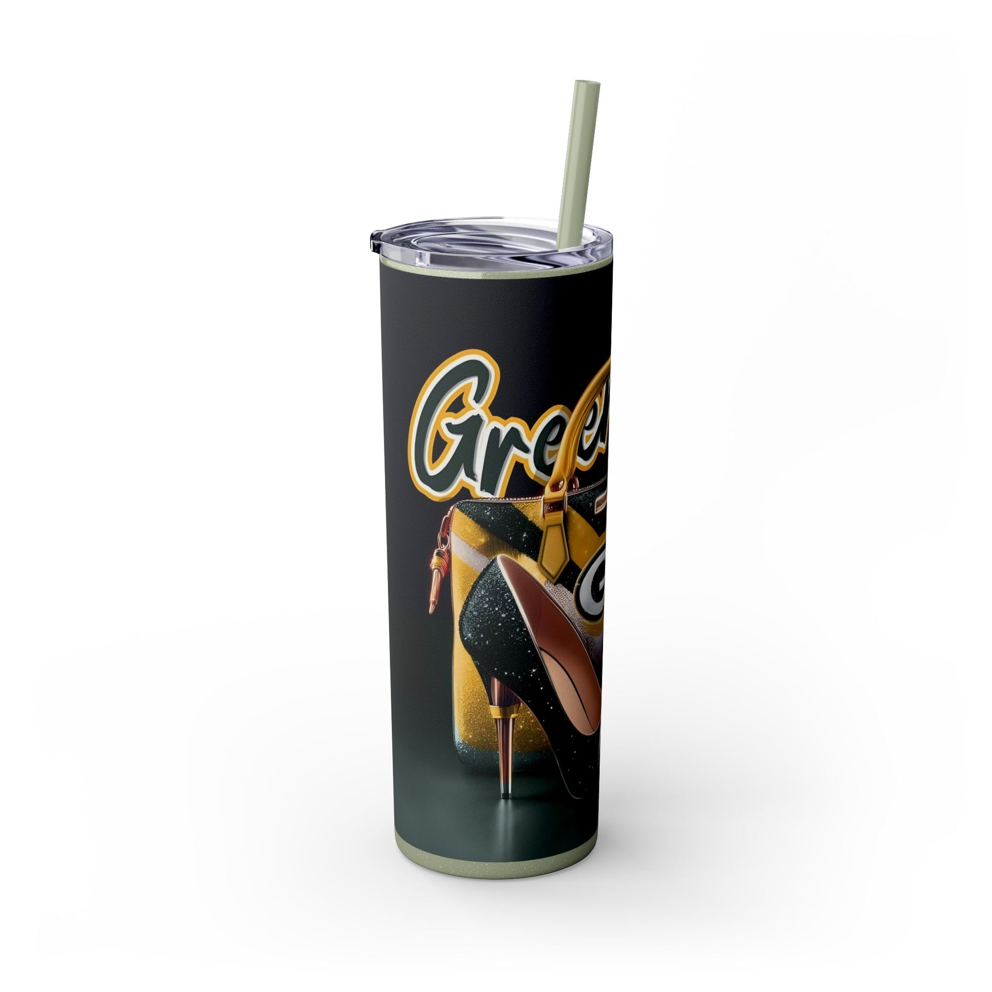 Skinny Tumbler with Straw, 20oz - Rock n Royalty Designs