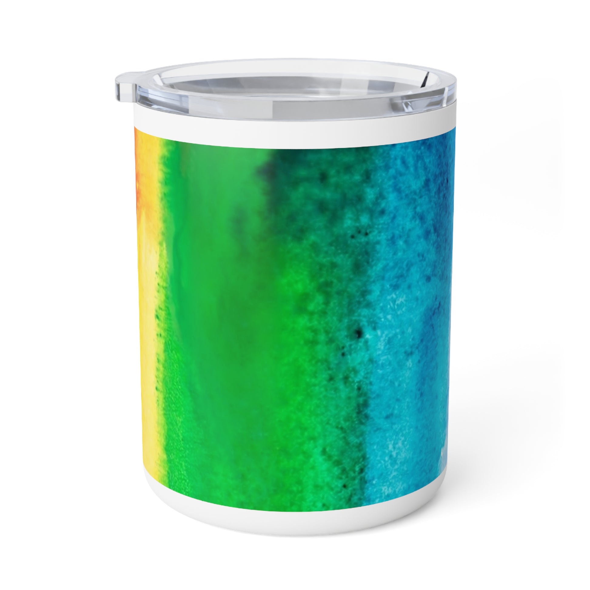 Colorful Rainbow - Insulated Coffee Mug, 10oz - Rock n Royalty Designs