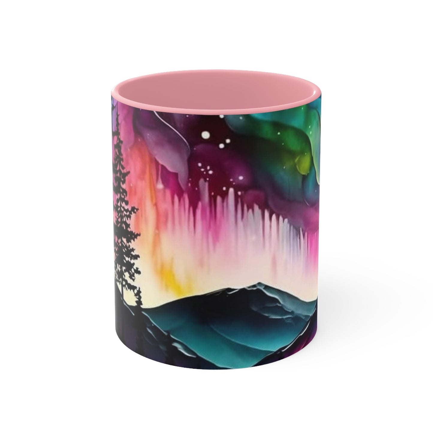 Beautiful Forest - Accent Mugs Printify