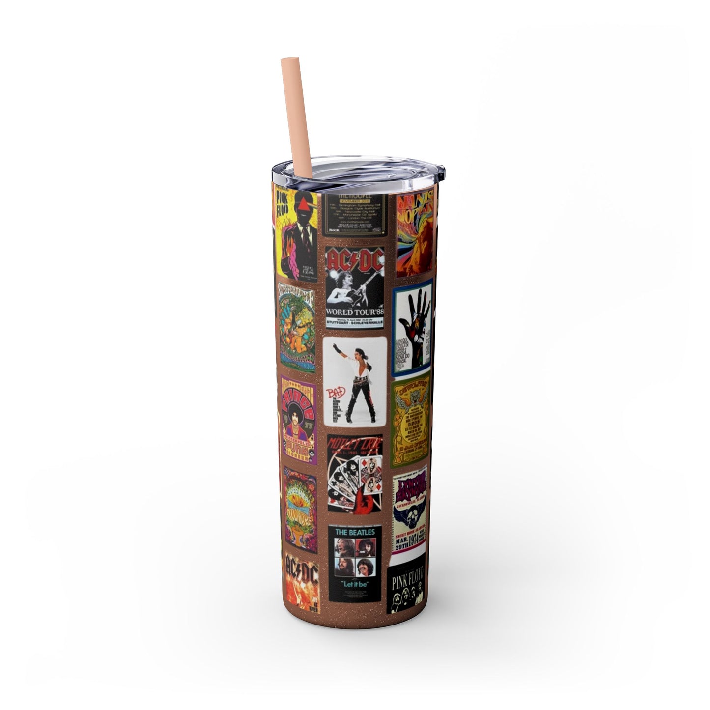 Copy of Skinny Tumbler with Straw, 20oz - Rock n Royalty Designs