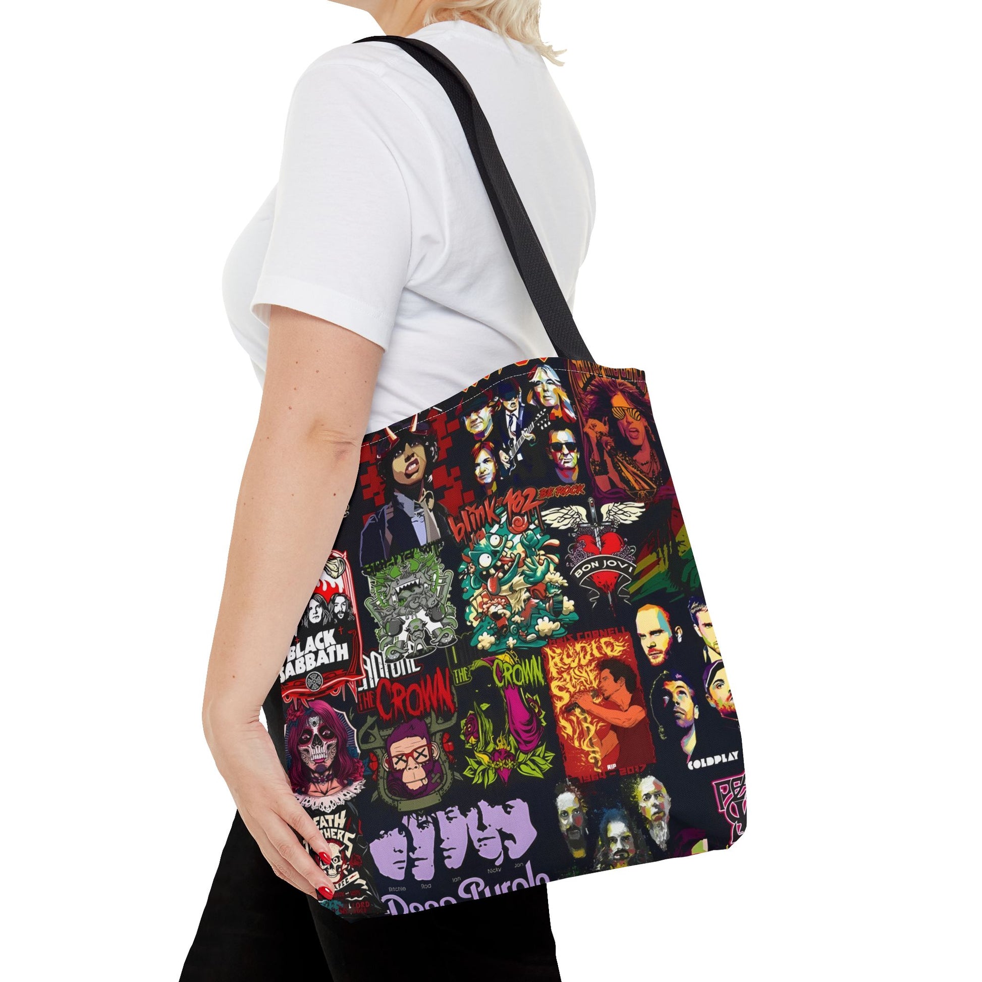 Rocker Band - Tote Bag (AOP) - Rock n Royalty Designs