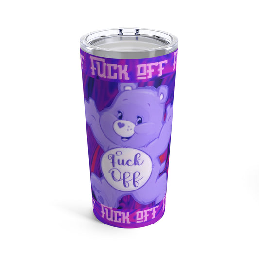 F OFF - NO CARE BEAR - Tumbler 20oz - Rock n Royalty Designs