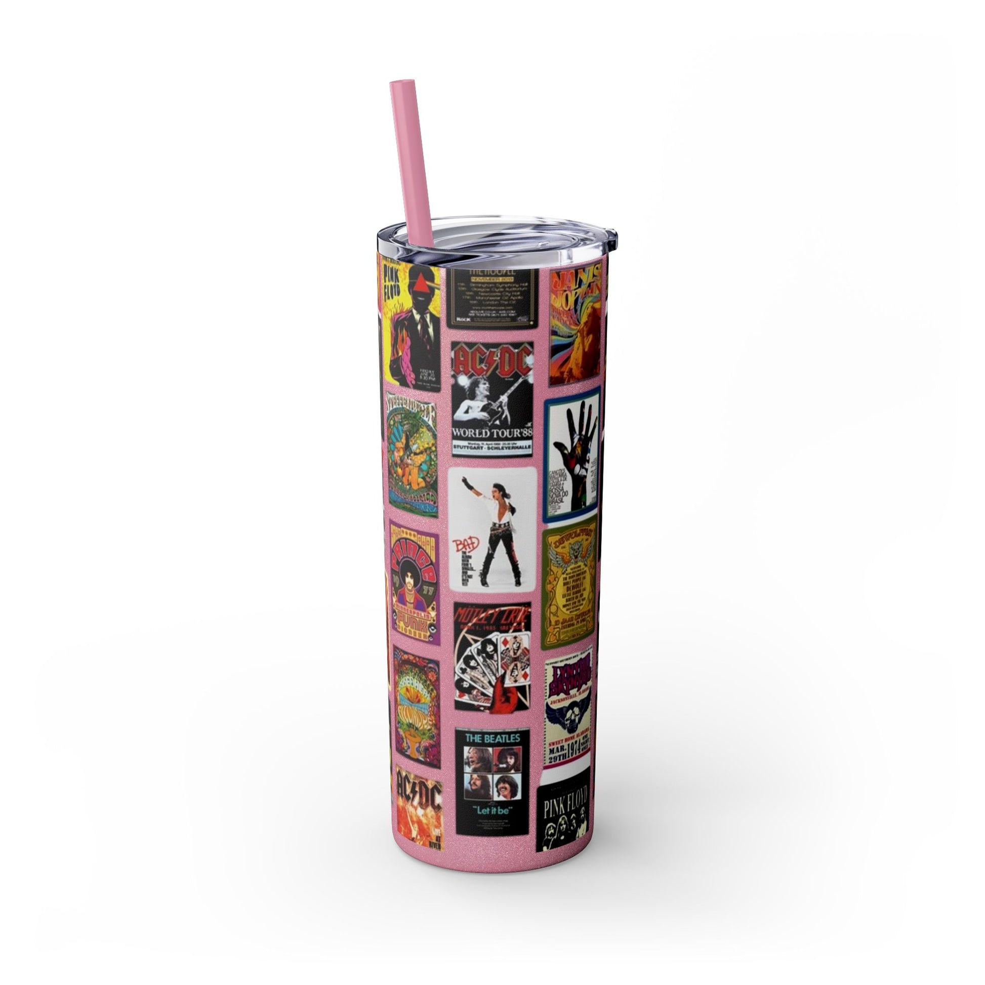 Copy of Skinny Tumbler with Straw, 20oz - Rock n Royalty Designs