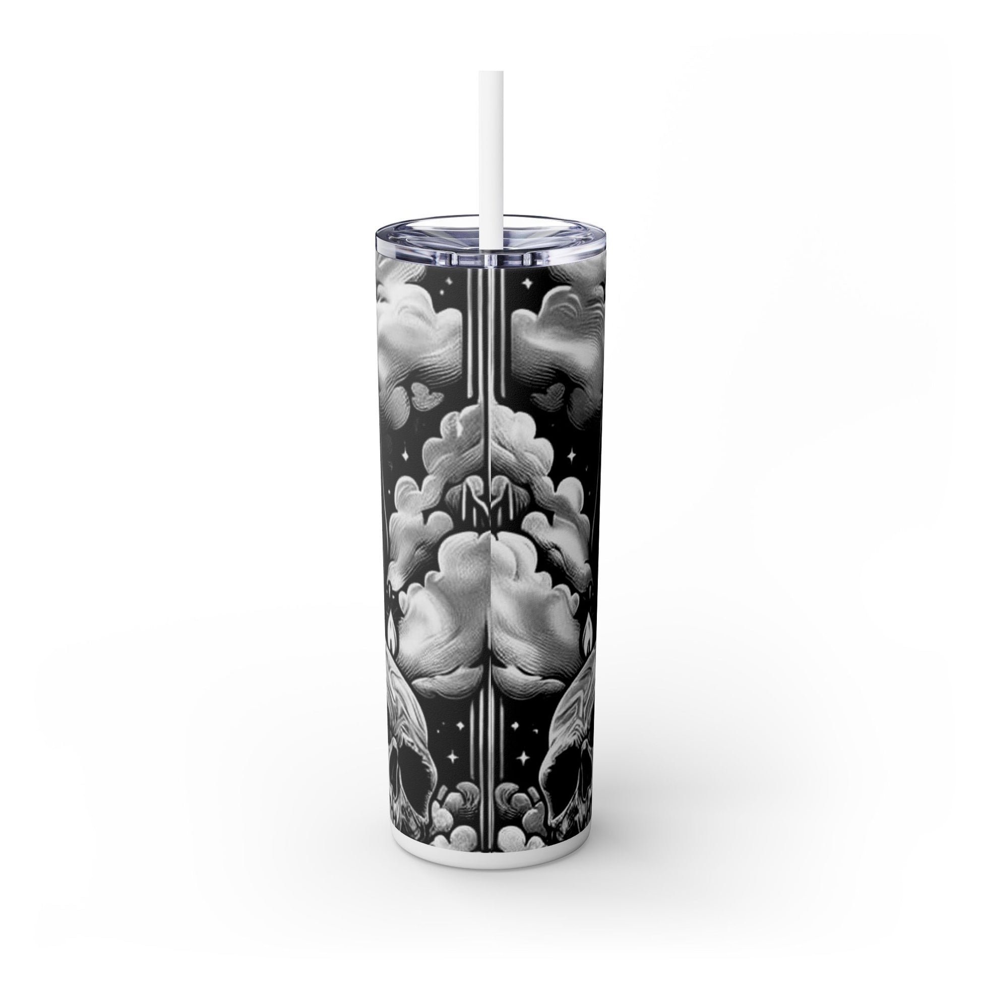 HALLOWEEN GHOSTFACE - Skinny Tumbler with Straw, 20oz Printify