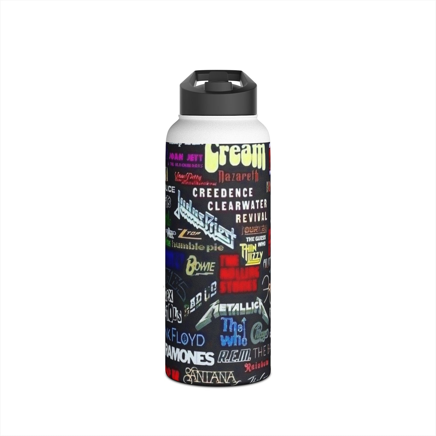 Stainless Steel Water Bottle, Standard Lid - Rock n Royalty Designs