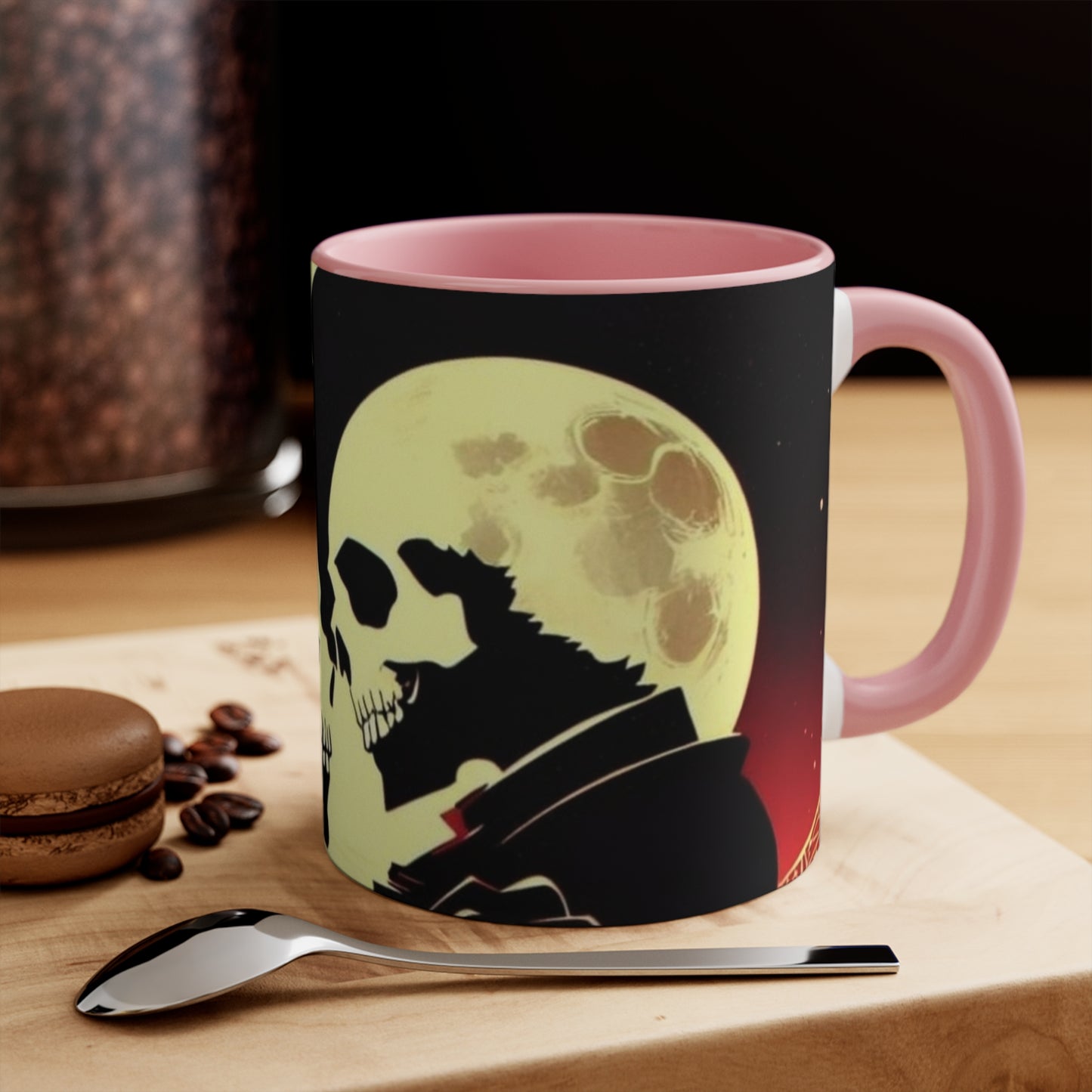 Skully Lovers - Accent Mugs Printify