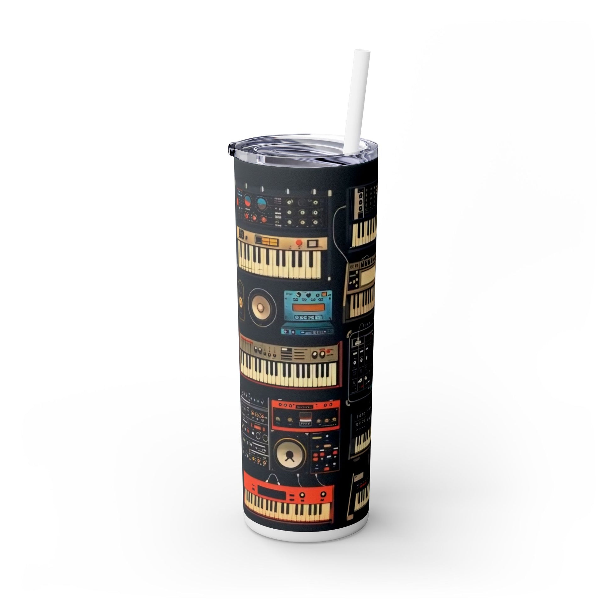 The key boards - Skinny Tumbler with Straw, 20oz Printify