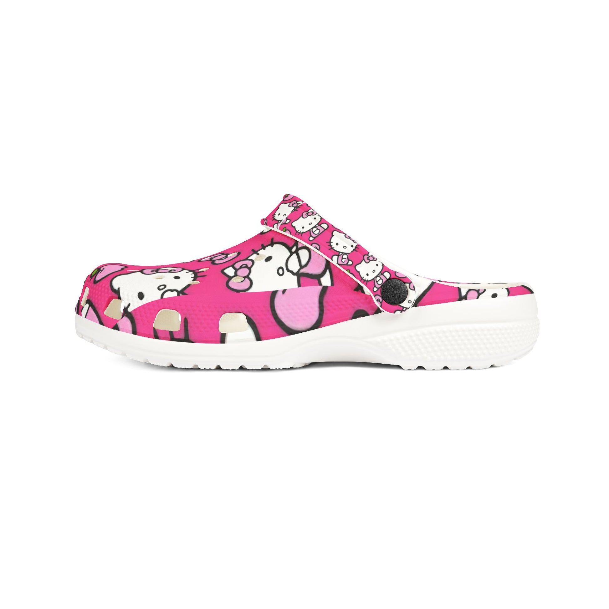 HELLO MS KITTY Foam Rubber Shoes (AOP) Printify