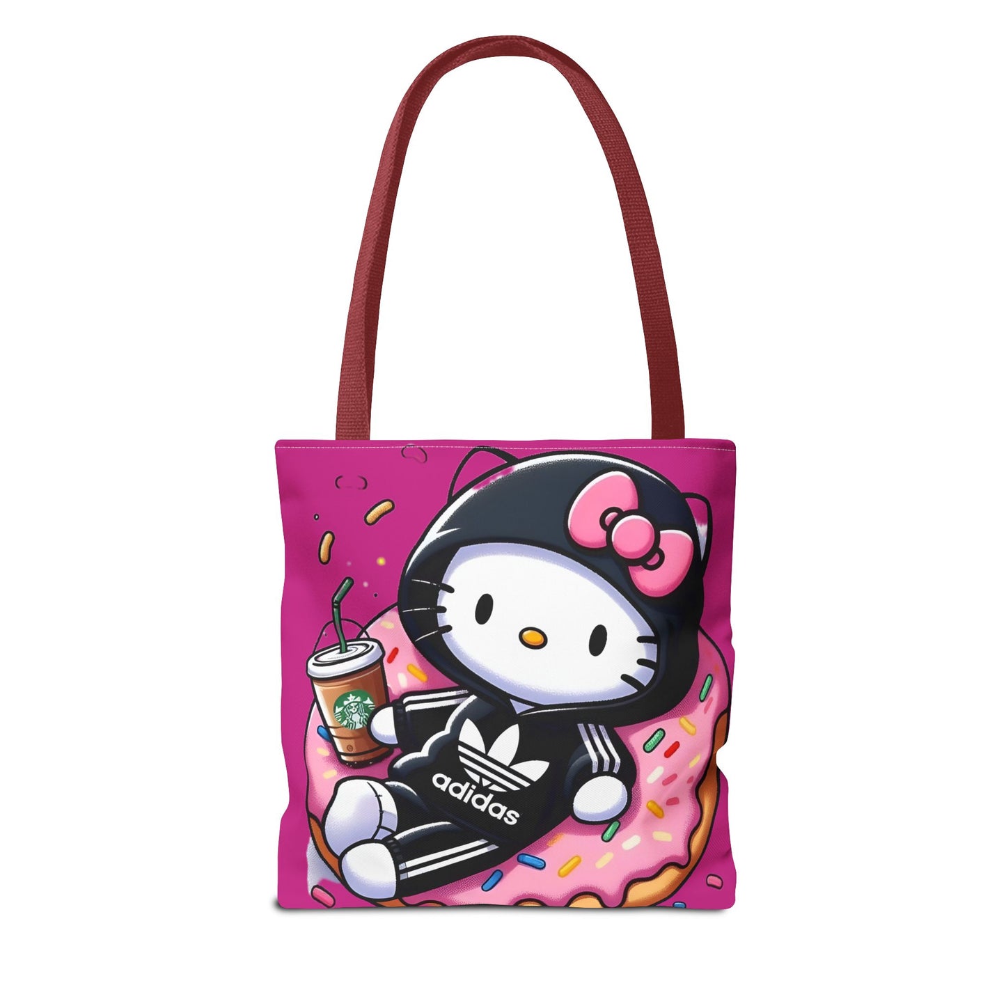 Cute Rocker Kitty Black Tote Bag – Rock n' Royalty Designs Printify